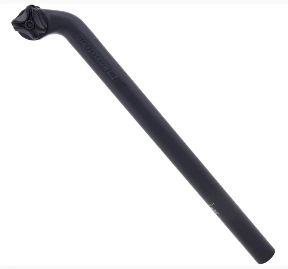 Ergotec Sattelstütze ergotec Viper Sattelstütze schwarz sandgestrahlt - optimale Sitzpositi