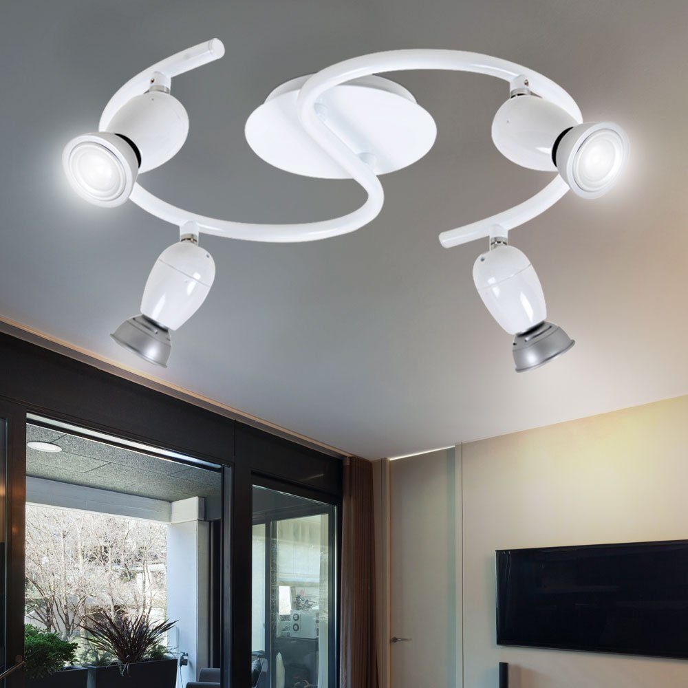 Philips LED Deckenspot, Leuchtmittel inklusive, Warmweiß, 16 Watt LED  Design Beleuchtung Spirale Decken Leuchte