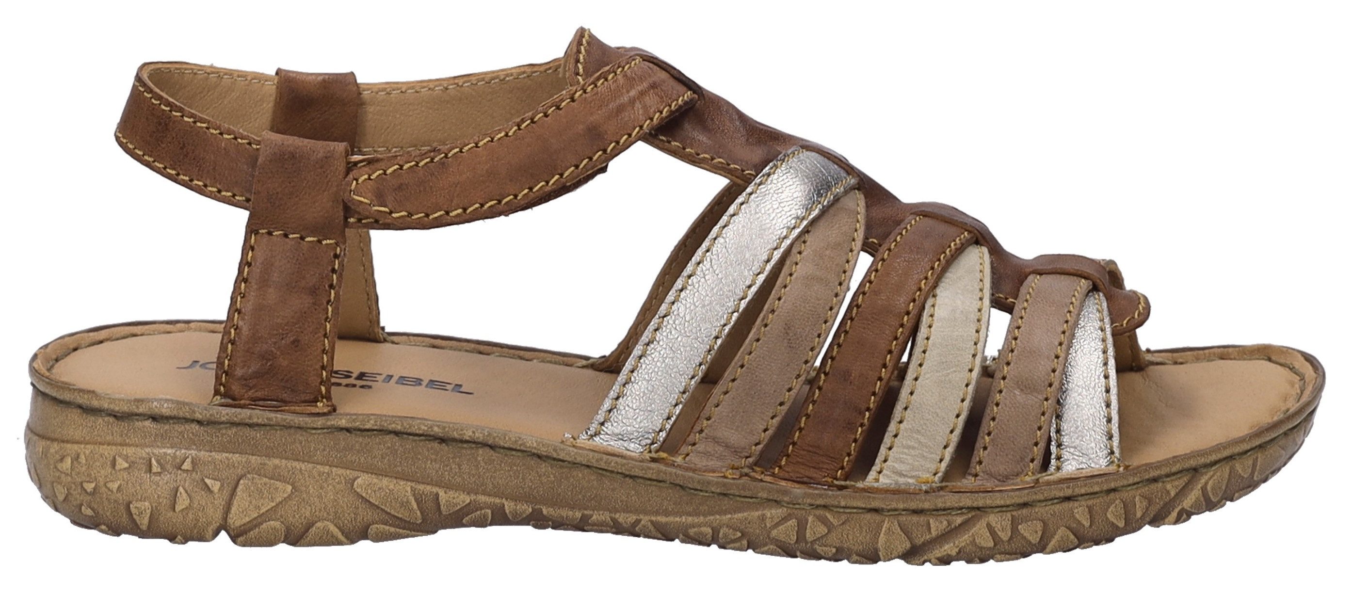 Josef Seibel Ivy 02 Sandale, Riemchensandale, Komfortschuh mit Lederfutter