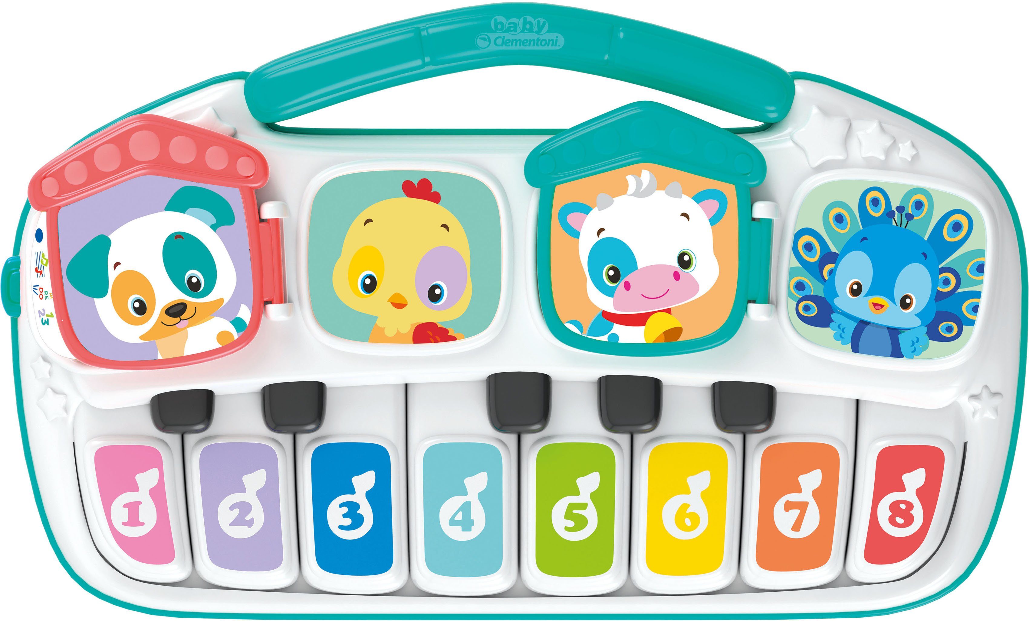 Image of Clementoni® Spielzeug-Musikinstrument »Clementoni Baby - Tier-Piano«