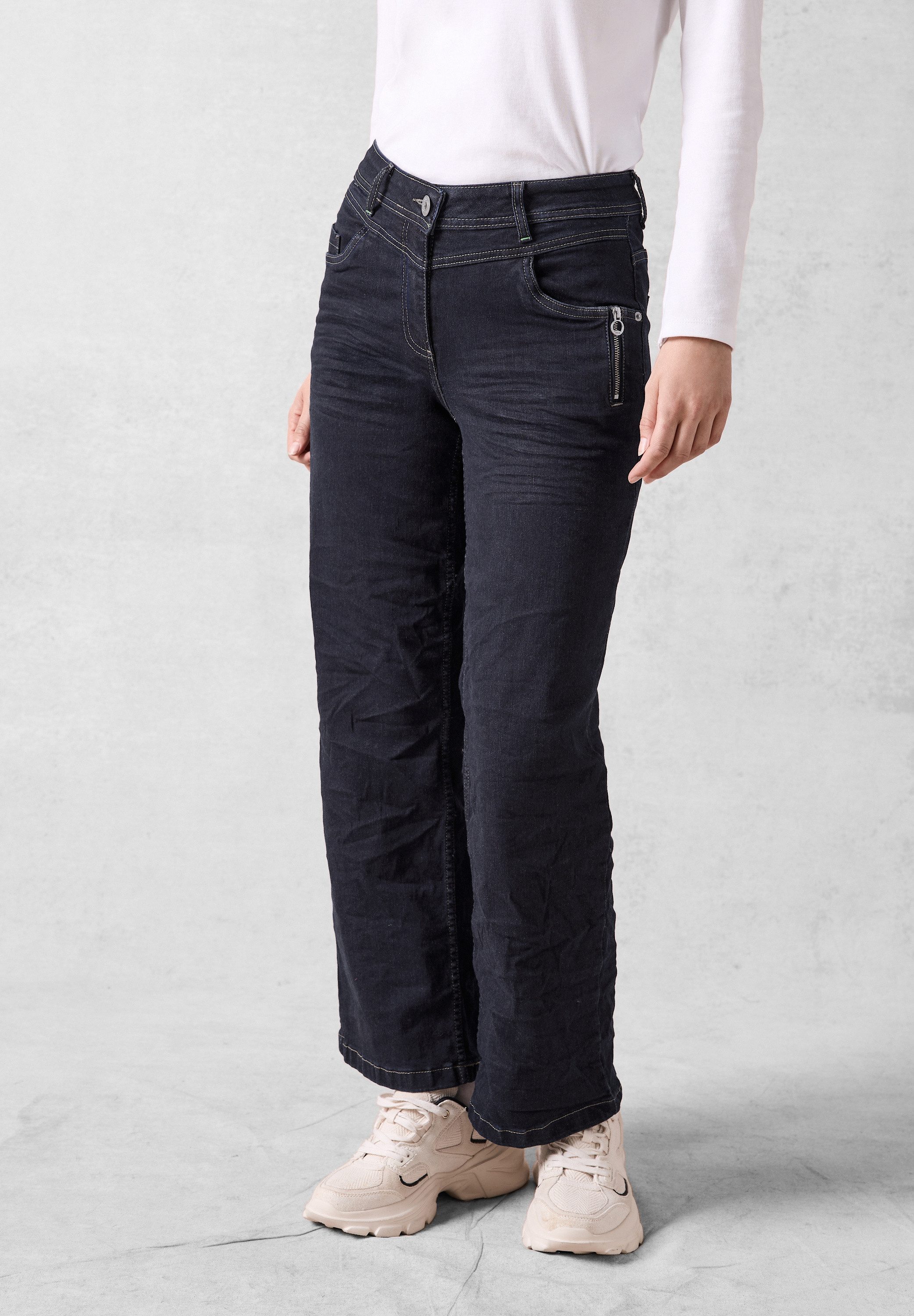 CECIL Gerade Jeans 5-Pocket-Style