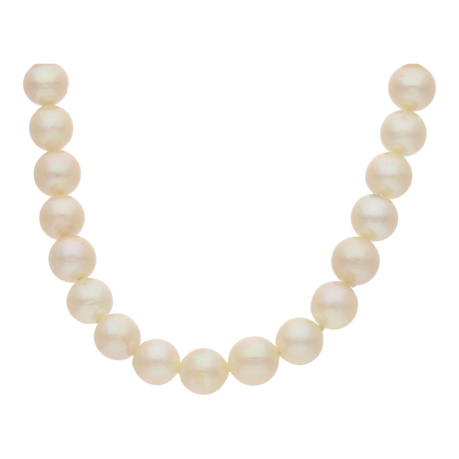 Perlenkette JuwelmaLux Perlenkette 585/000 (14 Karat) Gold mit Akoya- Zuchtperlen