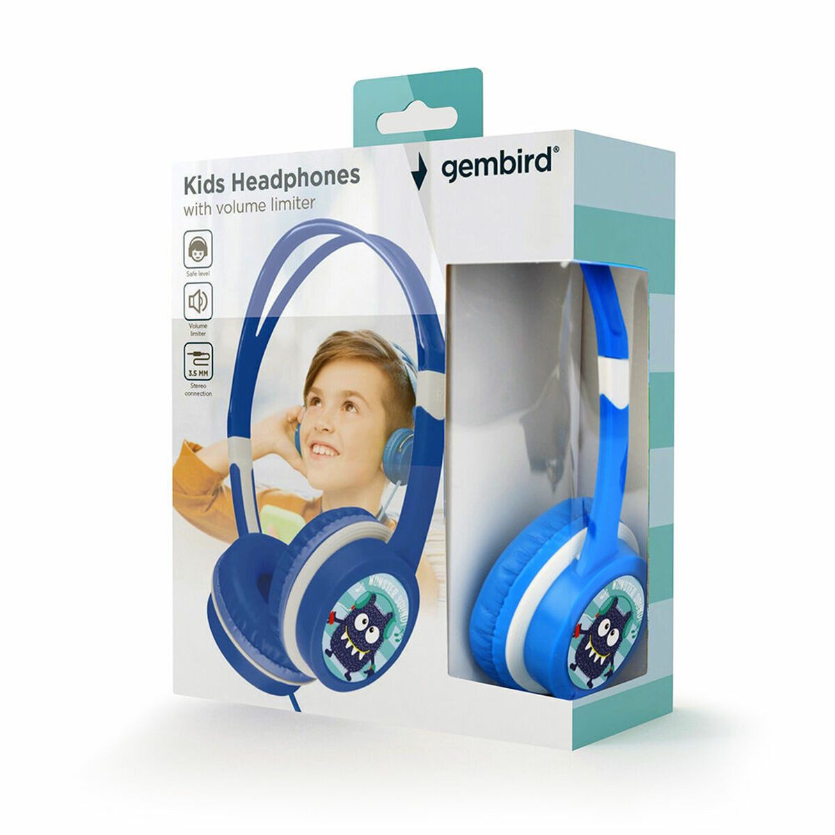 Gembird Headset (Diadem-Kopfhörer GEMBIRD MHP-JR-B Für Kinder)
