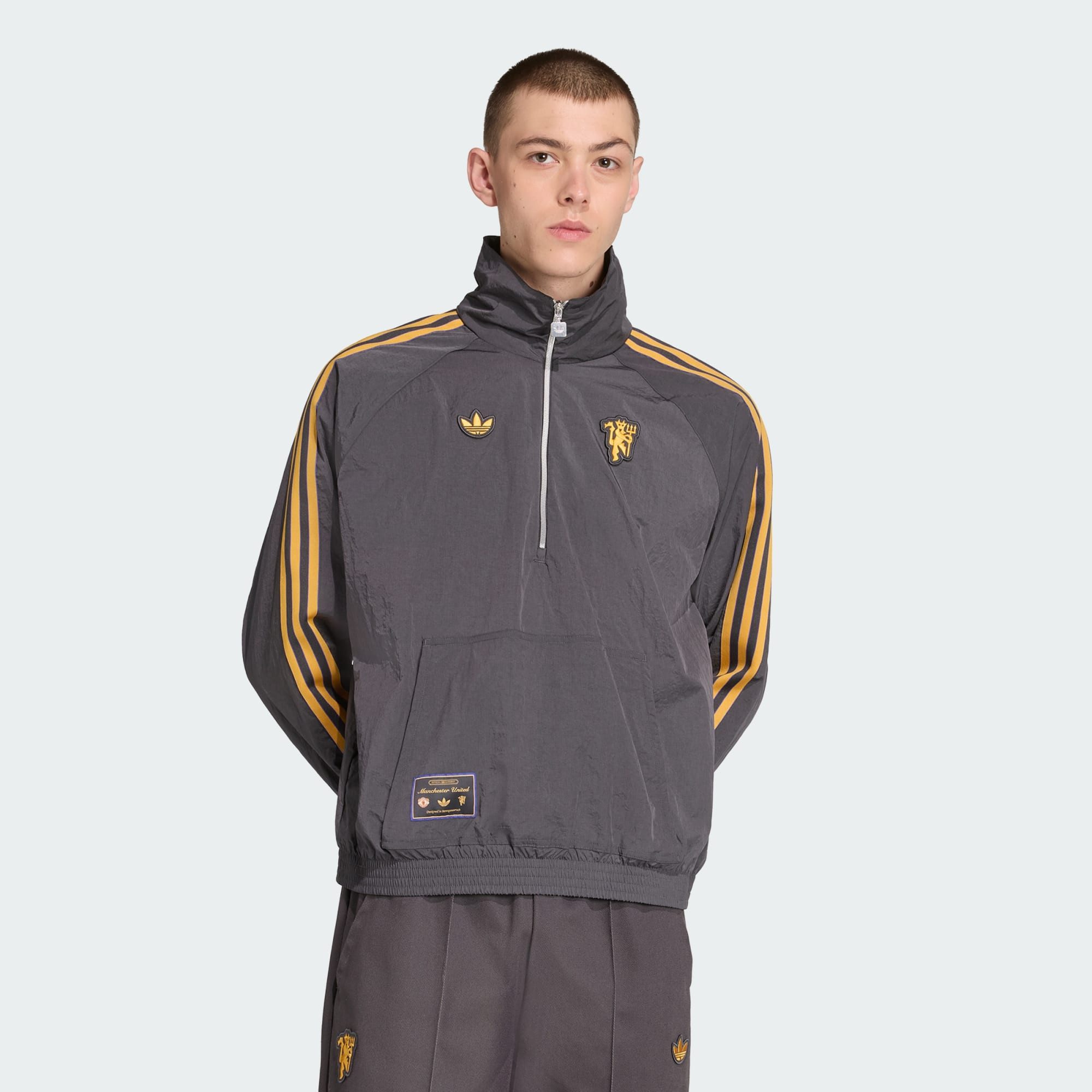 adidas Originals Trainingspullover MANCHESTER UNITED TERRACE ICONS HALF-ZIP günstig online kaufen