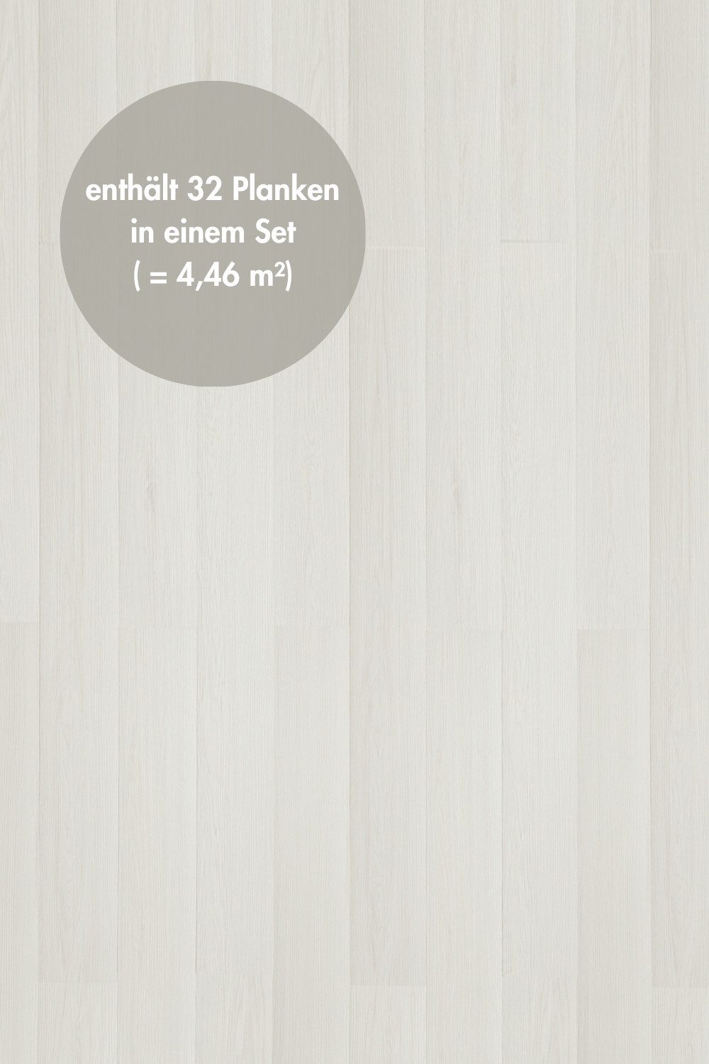 misento Vinylboden selbstklebend in Holzoptik, 32 PVC Planken je ca. 15,2 x 91,4 cm