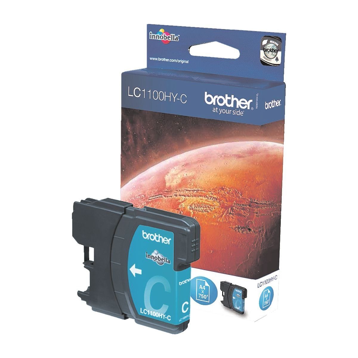 Brother LC-1100HYC Tintenpatrone (Original Druckerpatrone, cyan)