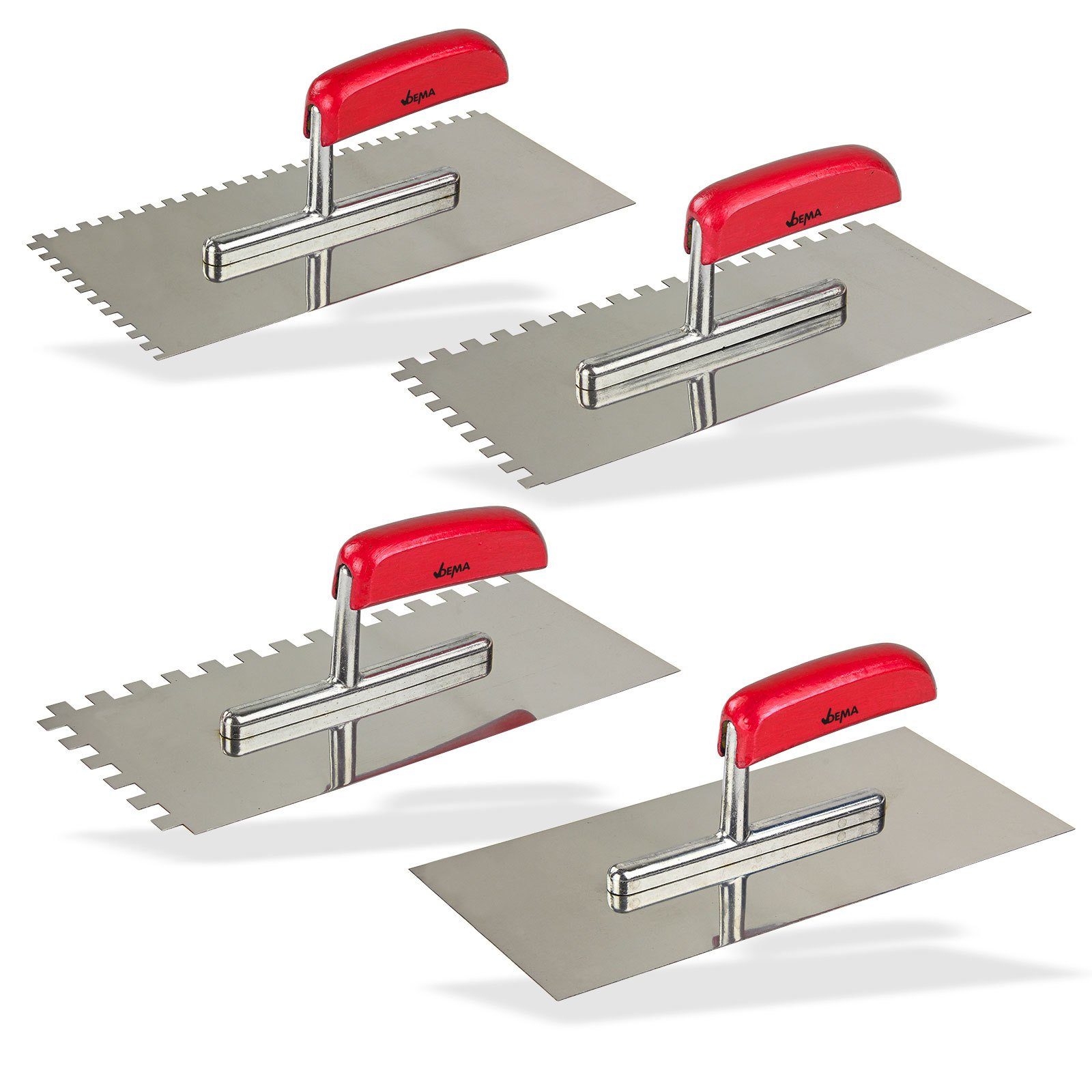 Glättekelle Glättekellen Set 4-teilig