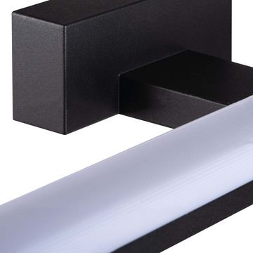 Licht-Trend Wandleuchte LED Spiegellampe Asto 60cm IP44 770lm 4000K Schwarz, Neutralweiß