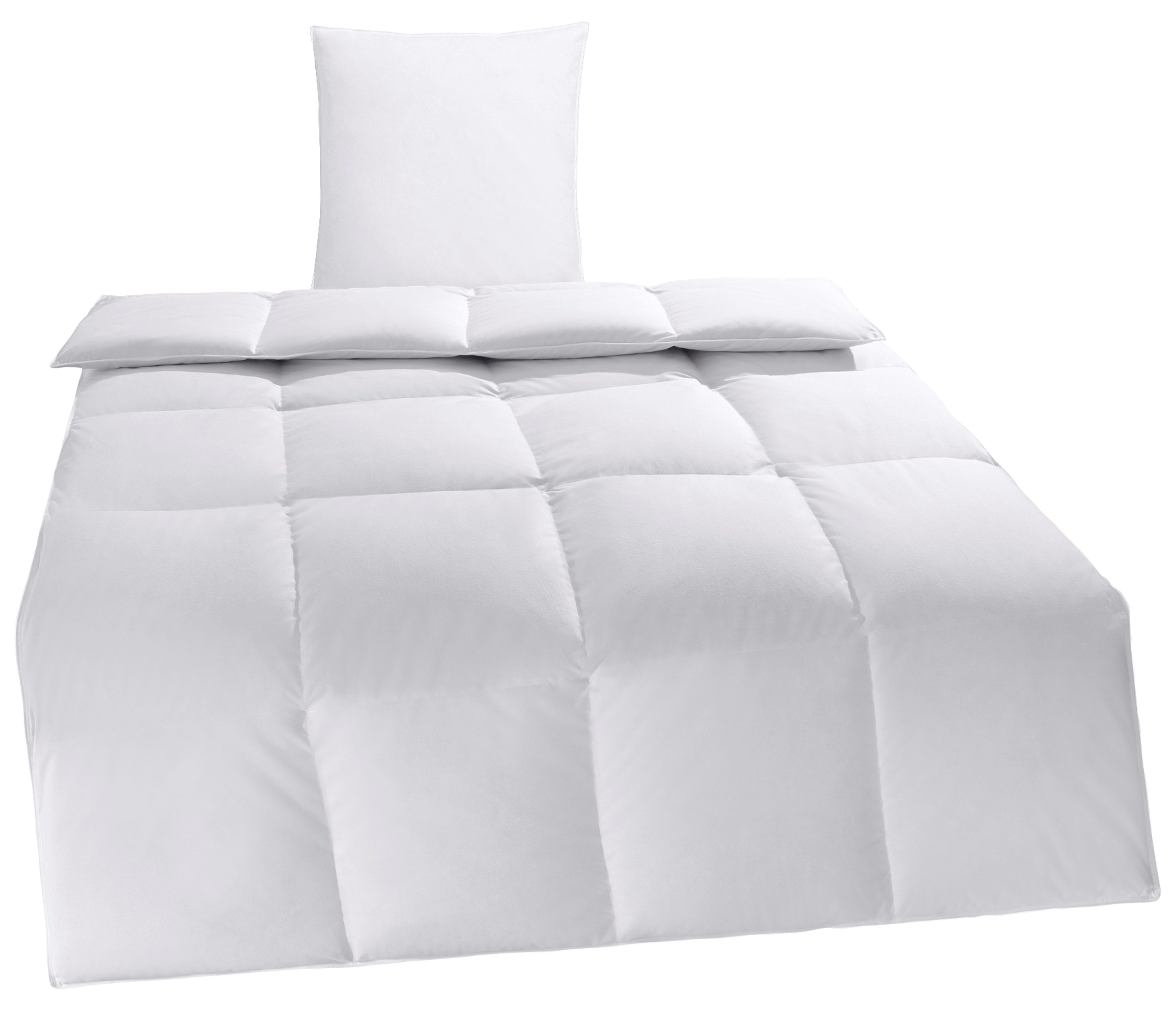my home Daunenbettdecke + Kopfkissen Cavanelle günstig online kaufen