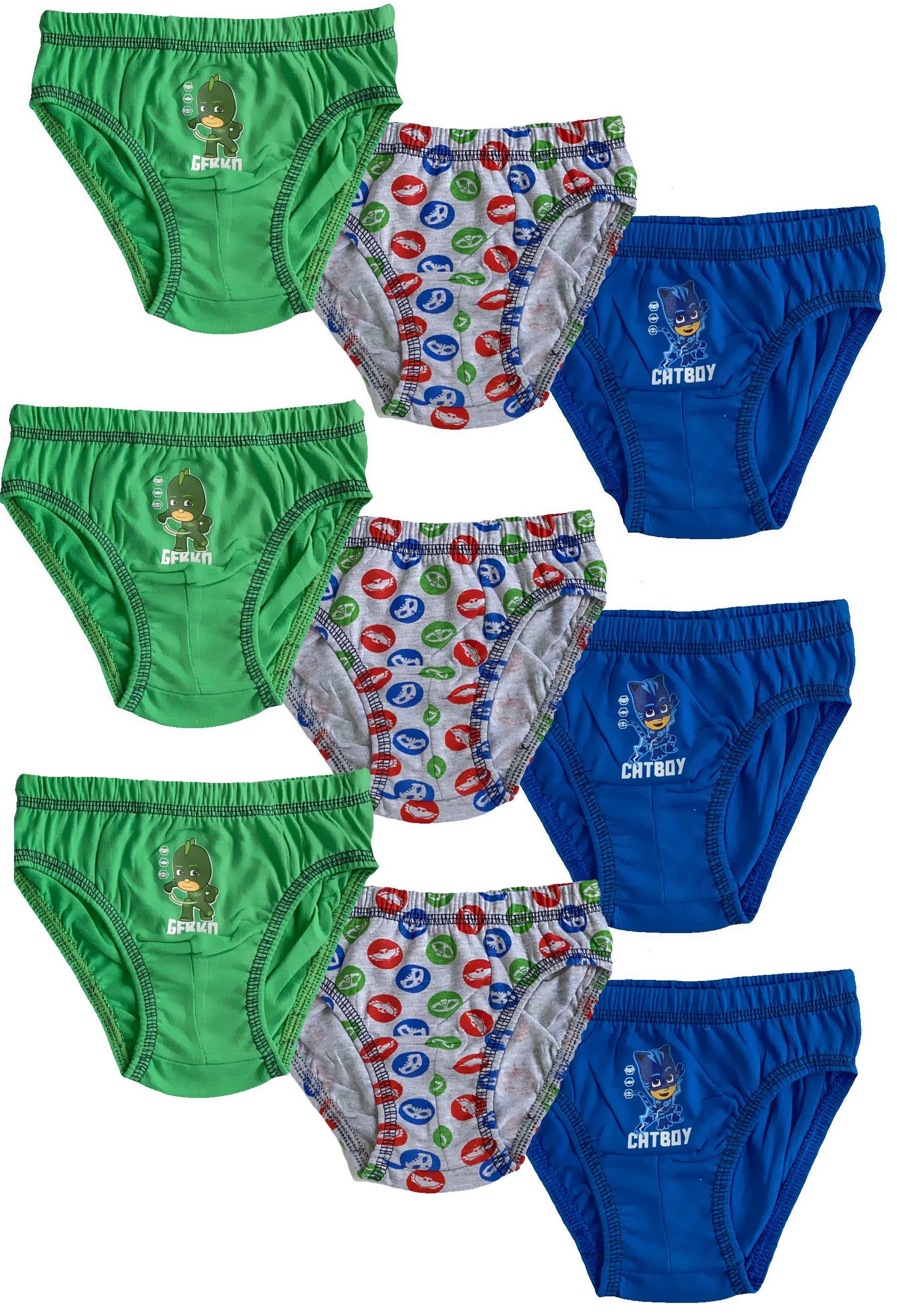 PJ Masks Slip 9x PJ MASK Jungen Unterhosen Slips Schlüpfer Pyjamahelden 110 116 128