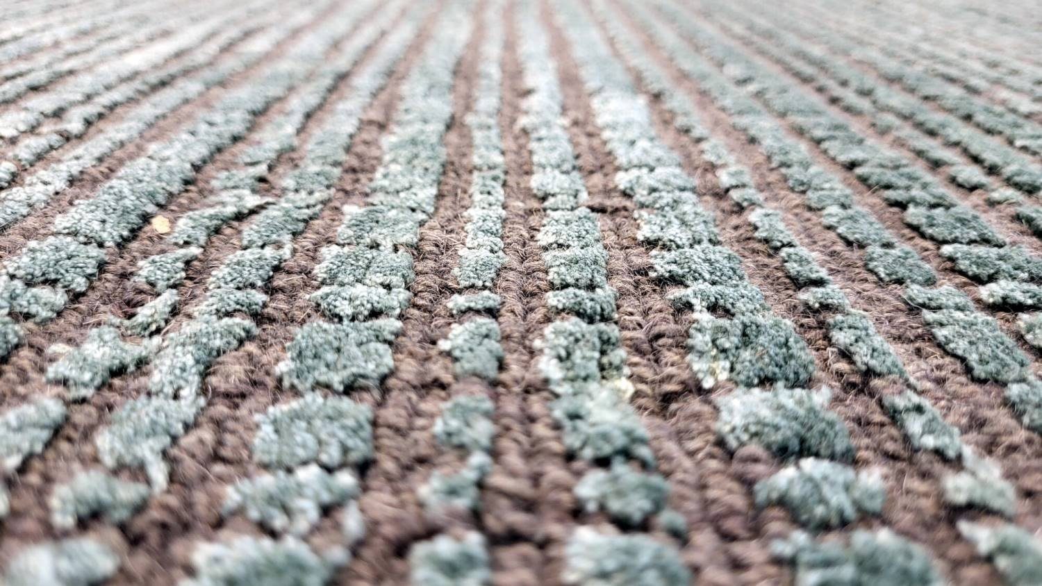 Rug Studios Teppich MANDOVI Check Box, Rechteckig, Höhe: 0 mm, Wohnzimmer, 40 x 60 cm, Türkis-Aqua