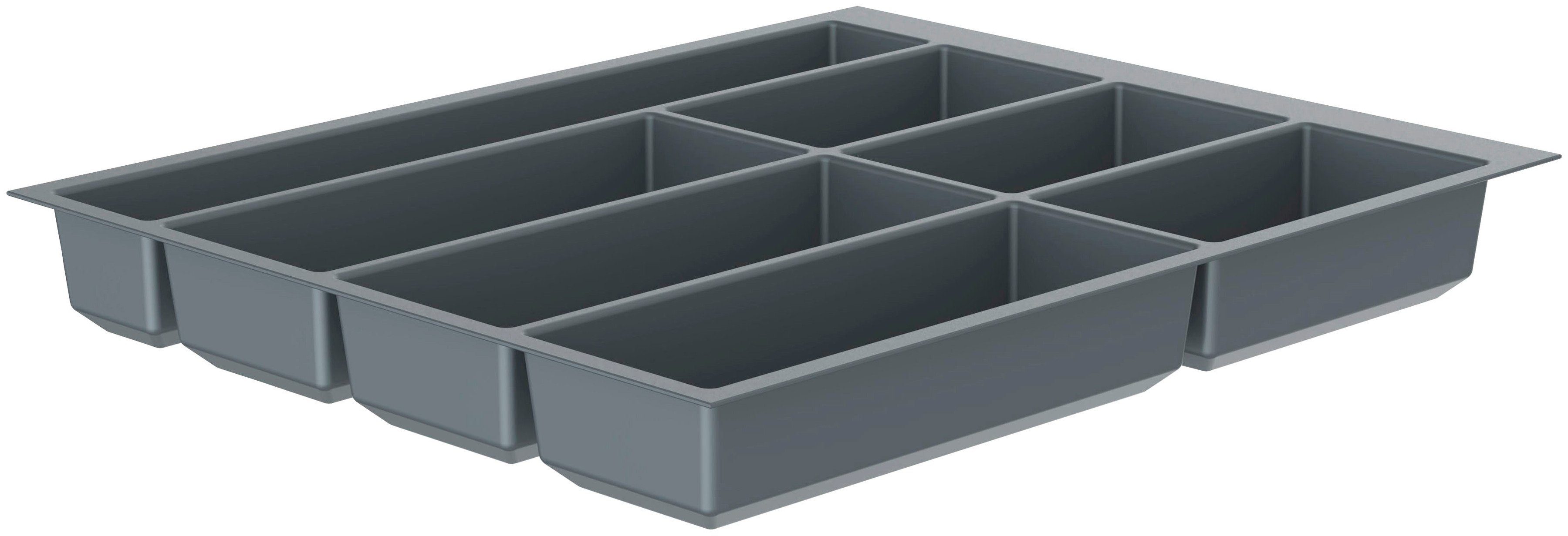 Schütte Besteckeinsatz Move, 392 x 473,5 mm, für Korpusbreite 50 cm, Silber günstig online kaufen