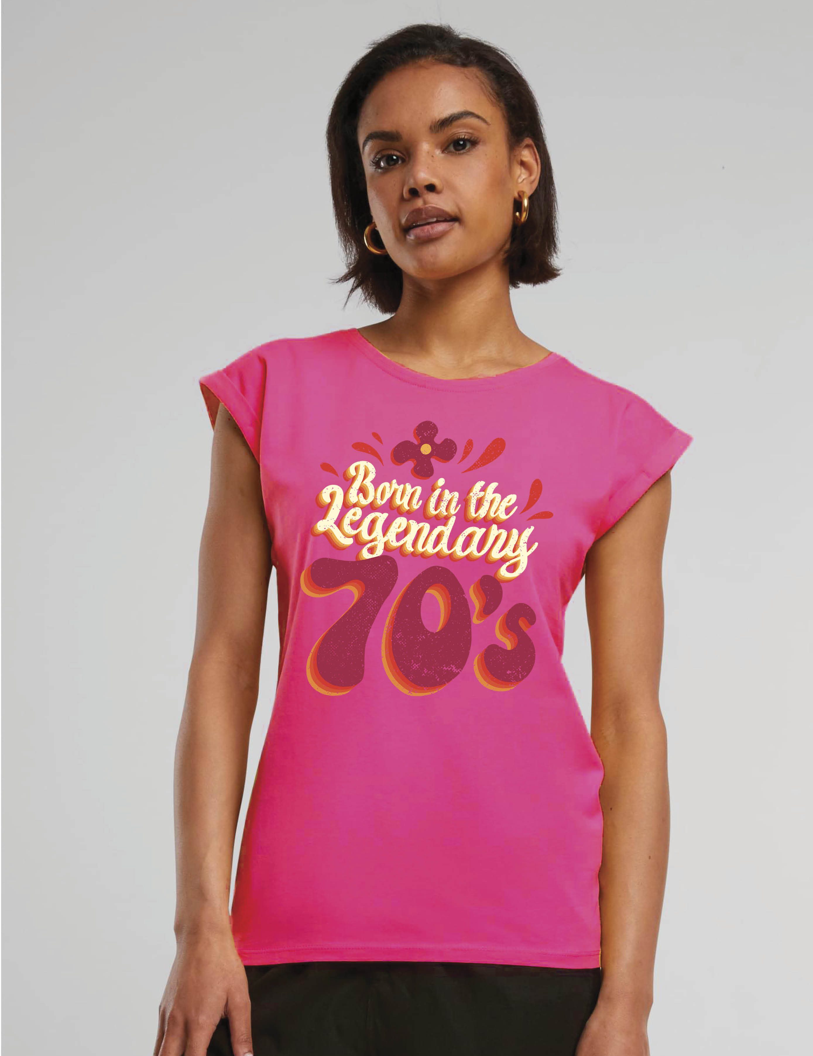 Youth Designz Print-Shirt "Born in the Legendary 70s" Damen T-Shirt Stateme günstig online kaufen