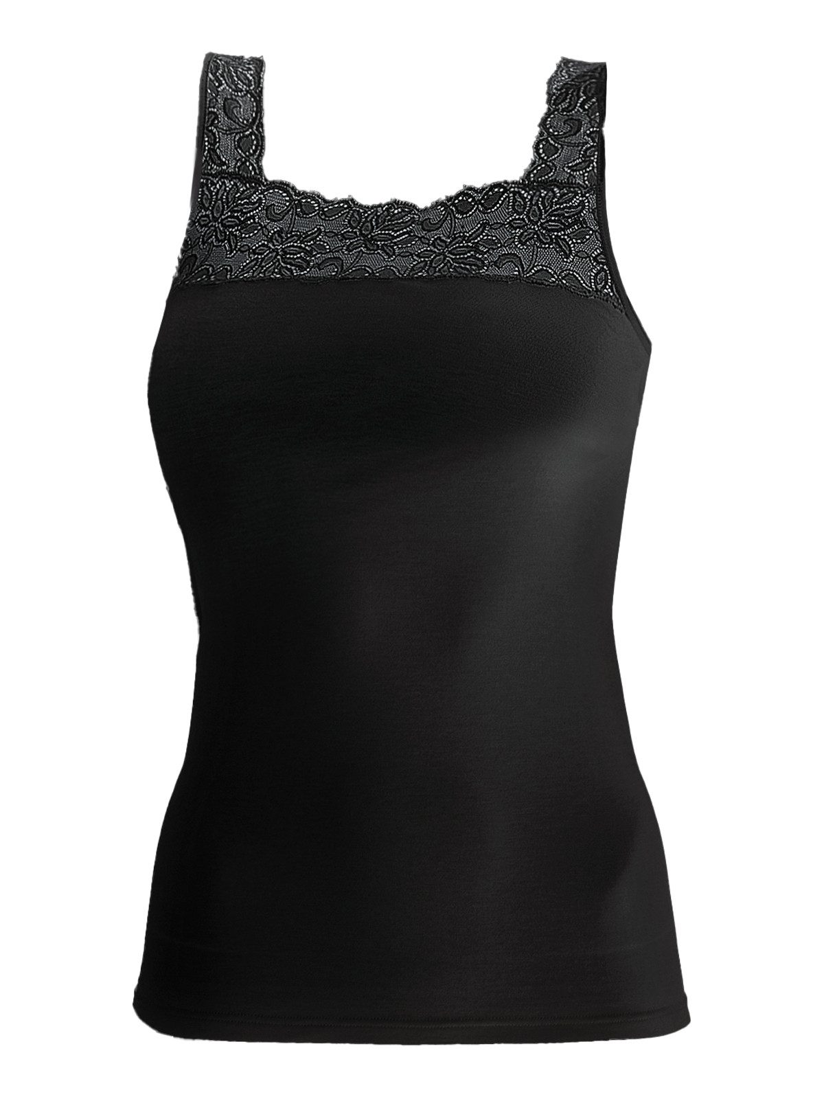 Pompadour Achseltop 3er Pack Damen Achseltop Nostalgie (Packung, 3-St) -