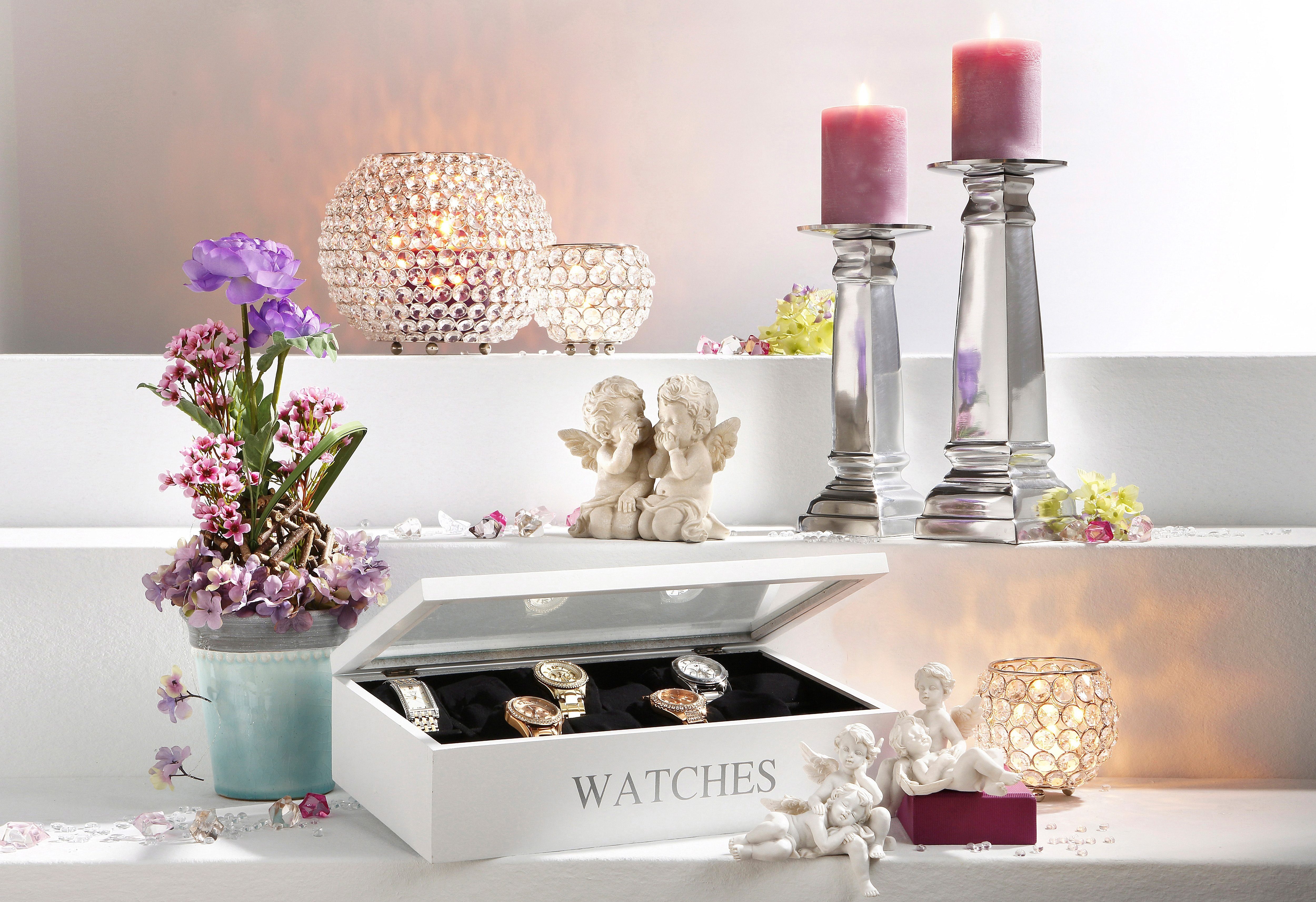 OTTO home Windlicht Kristall