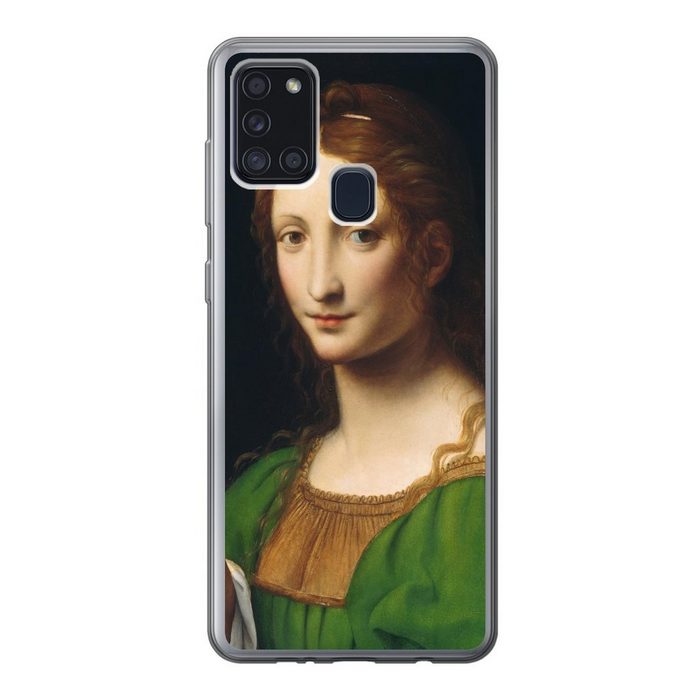 MuchoWow Handyhülle Maria Magdalena - Leonardo da Vinci Handyhülle Samsung Galaxy A21s Smartphone-Bumper Print Handy