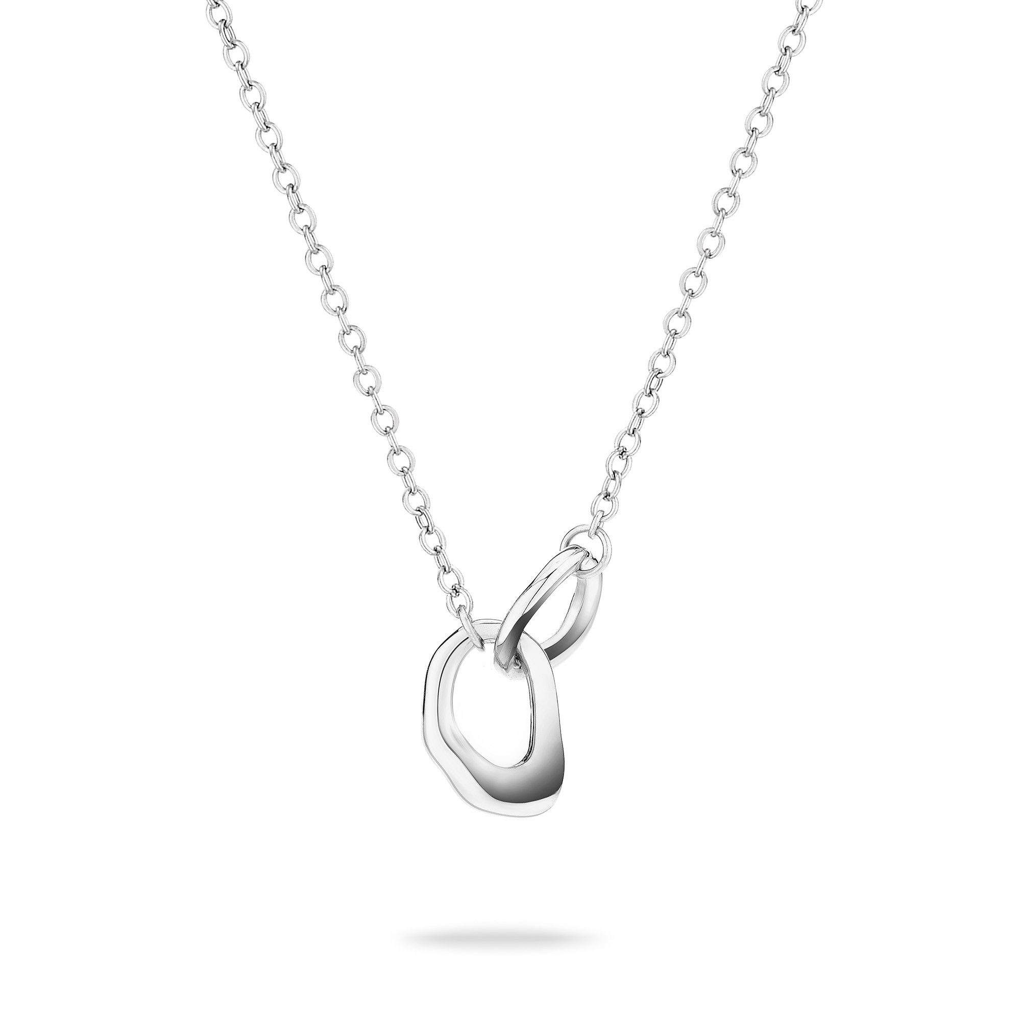 Tamaris Kette mit Anhänger Ювелирные изделия Geschenk Edelstahl Halskette Organic Shapes