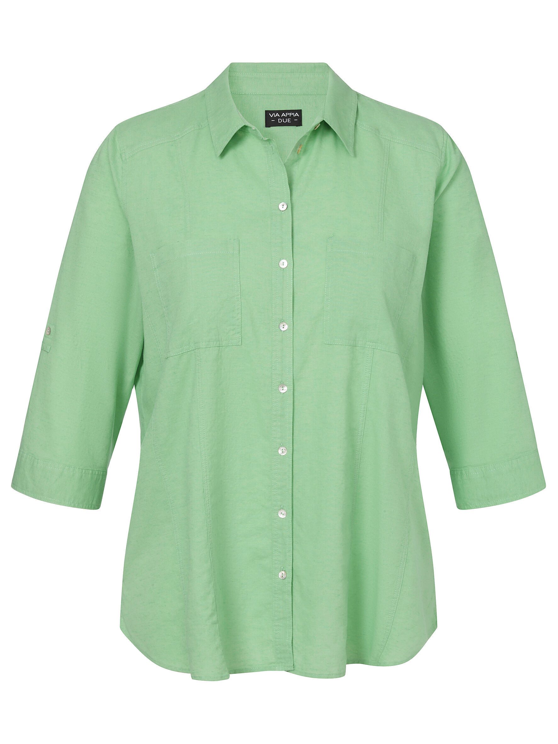 VIA APPIA DUE Klassische Bluse in großen Größen günstig online kaufen