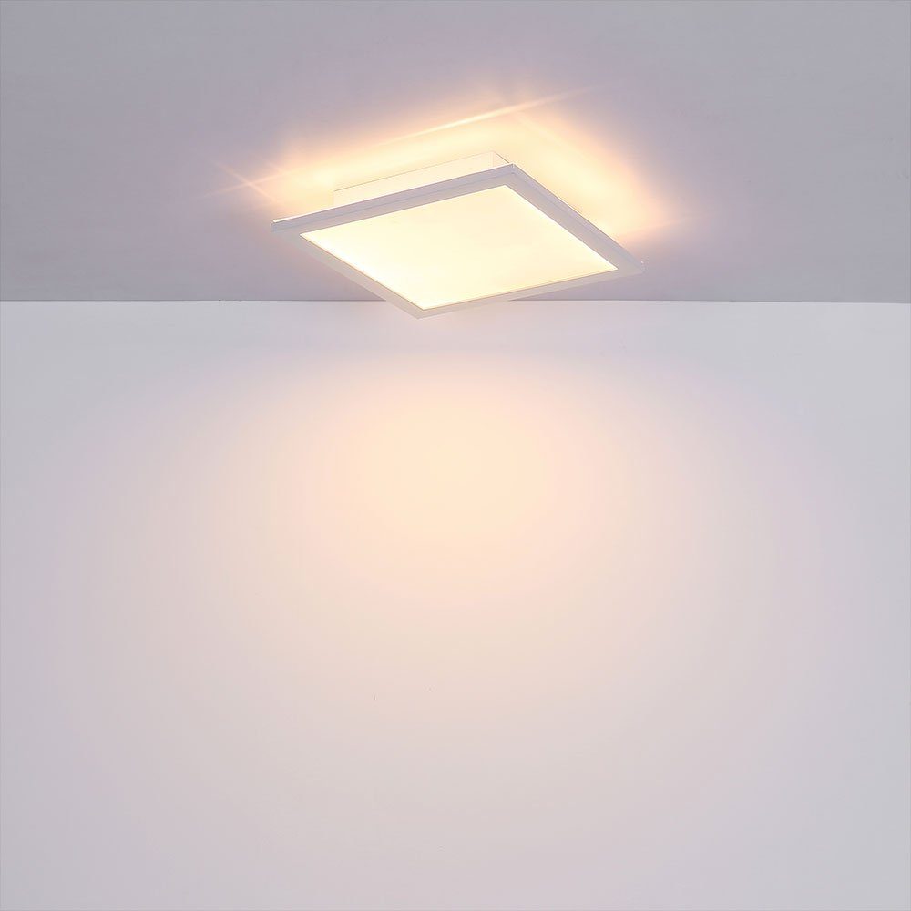 verbaut, fest Warmweiß, Deckenleuchte, LED-Leuchtmittel Panel Wohnzimmerleuchte Deckenlampe LED etc-shop LED Deckenleuchte LED