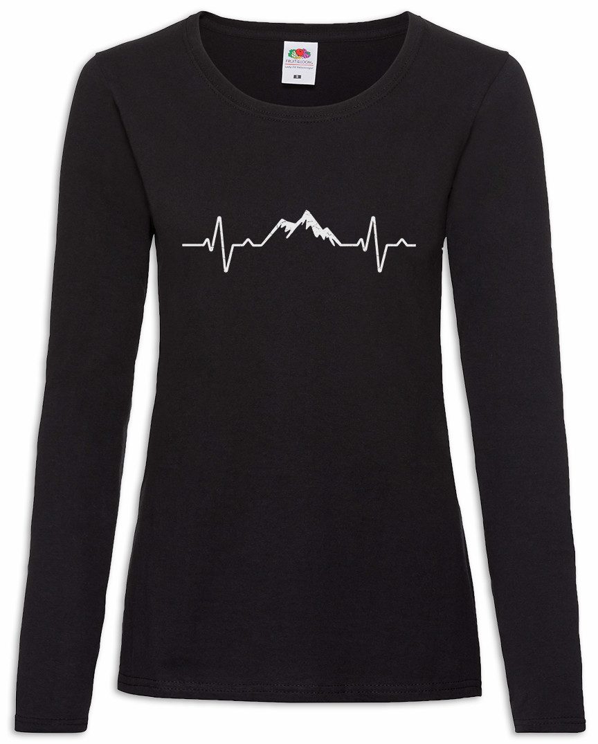 Langarmshirt Heart Rate Mountain Damen Langarmshirt Klettern Hiking Wandern Gebirge
