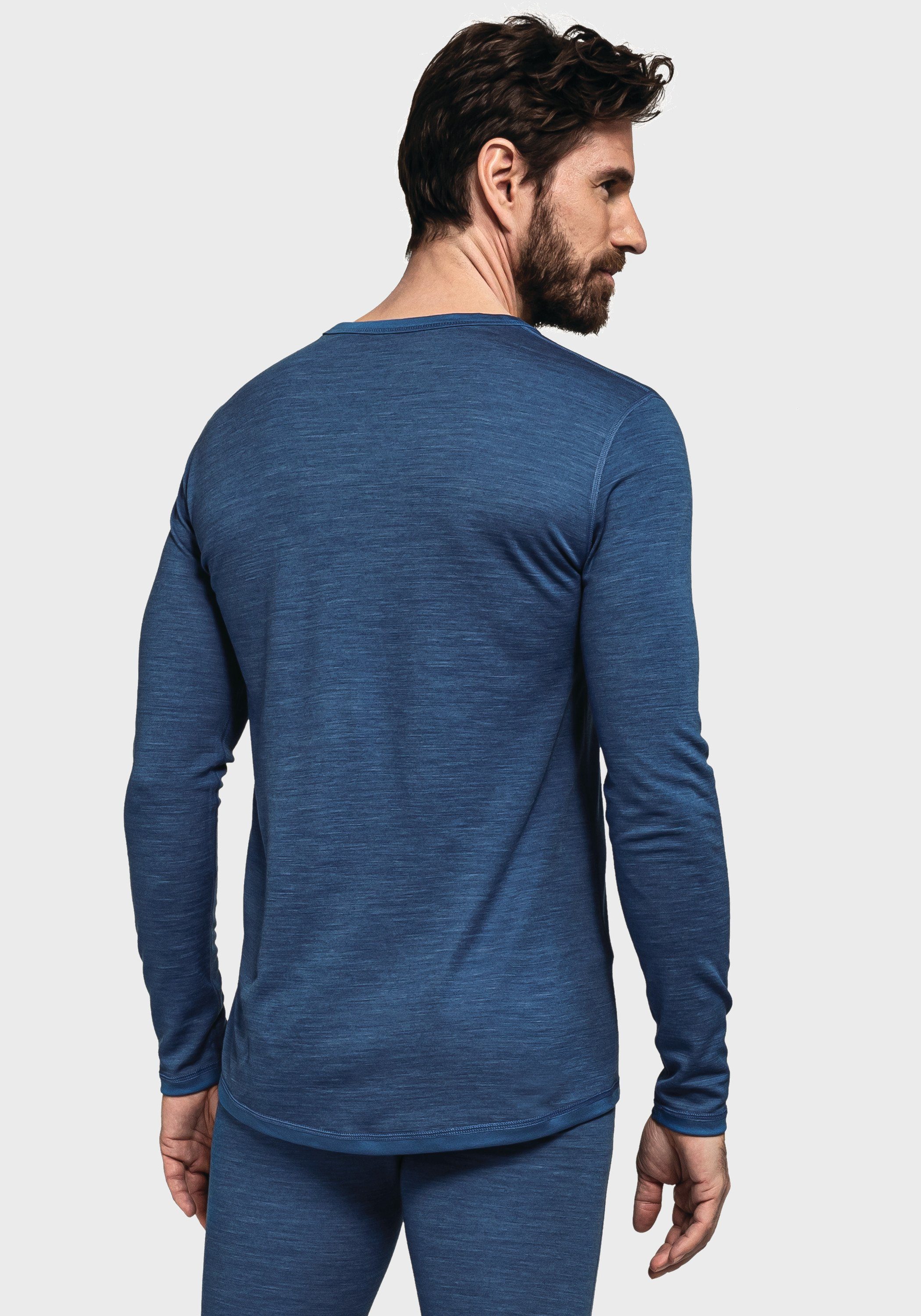 Blau Merino M Sport Arm Shirt Funktionsshirt Schöffel 1/1