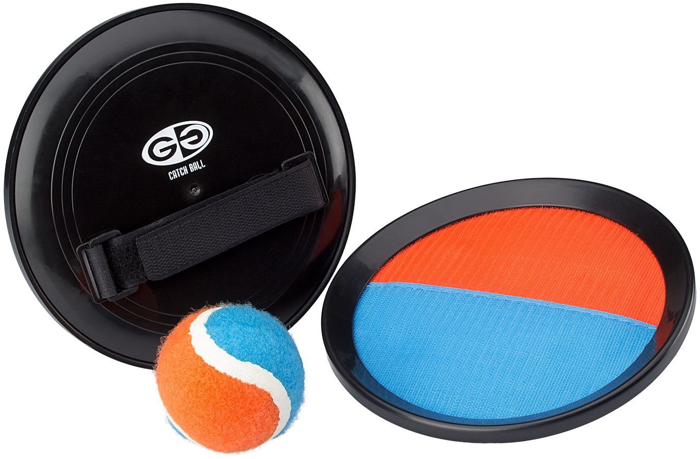 LeNoSa Outdoor-Spielzeug »Get & Go Klettball Spiel - Catchball Set 19 cm  Blau/Orange«, Kunststoff