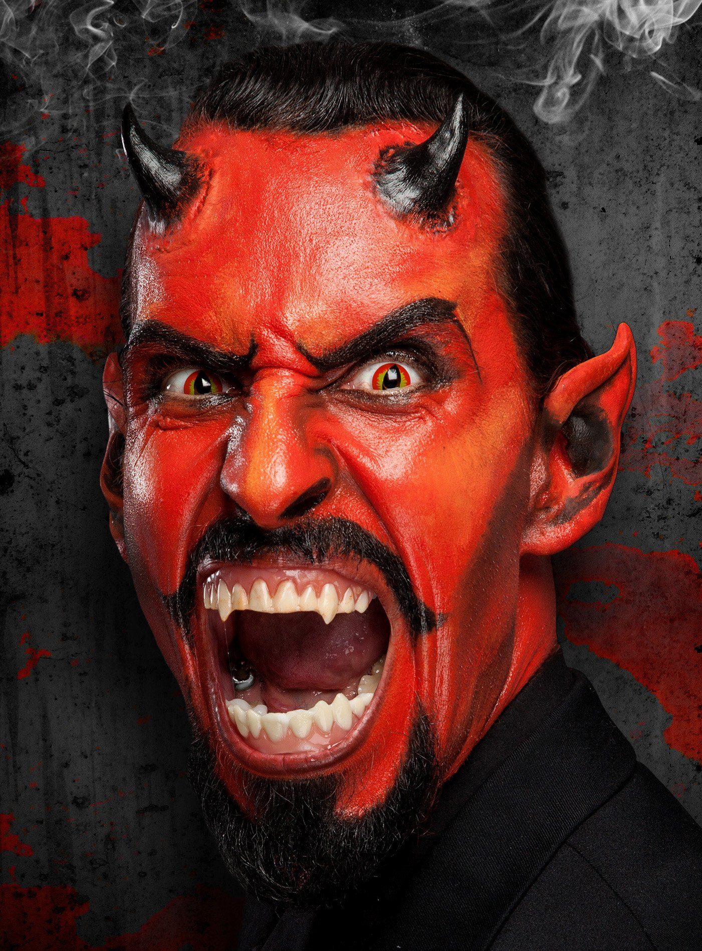 Maskworld Kostüm Teufel Latexhörner, Hochwertige Latexhörner für eine professionelle Verwandlung