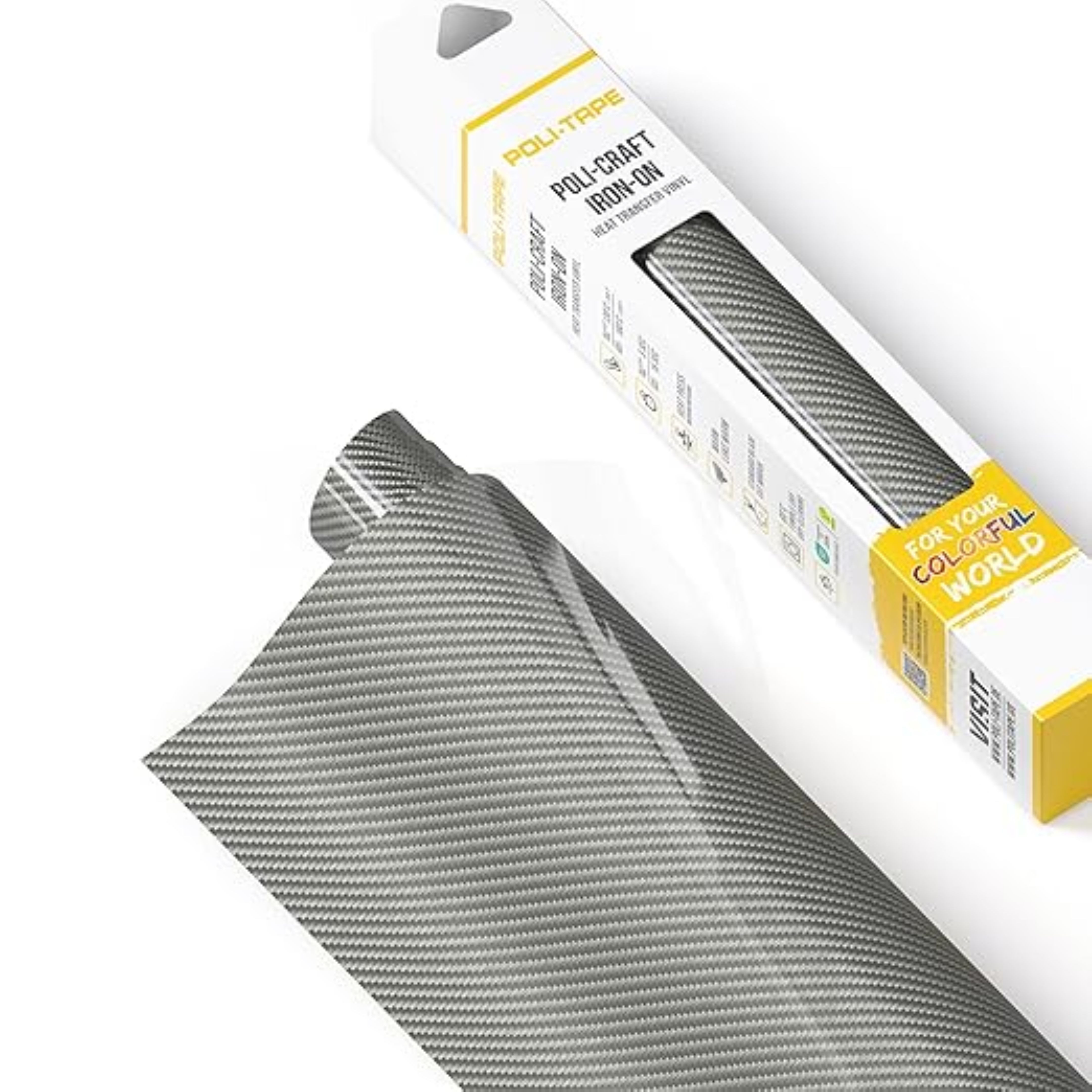 POLI-TAPE POLI-CUT Plotterfolie POLI-FLEX IRON-ON IMAGE, 30,5 cm x 61 cm, Designfolie in besonderer Optik