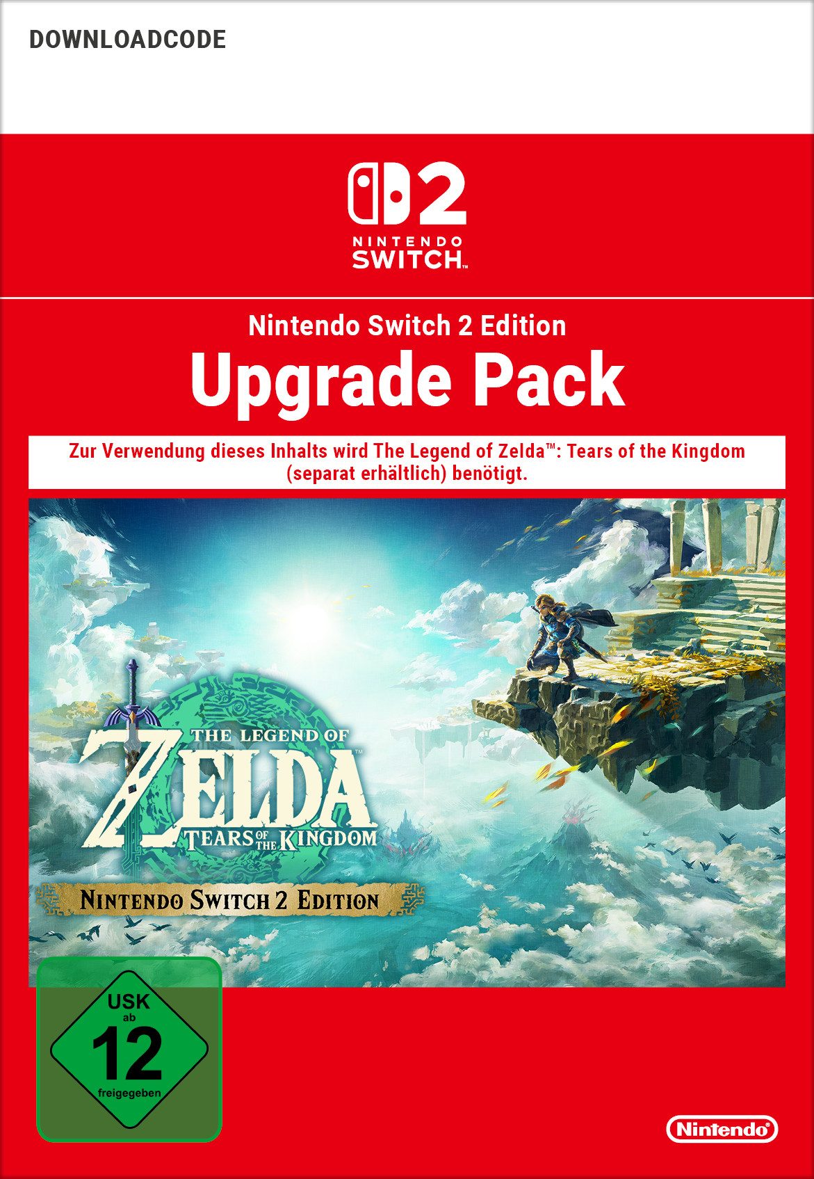 The Legend of Zelda: Tears of the Kingdom – Upgrade pack (Download-Code), Nintendo Switch