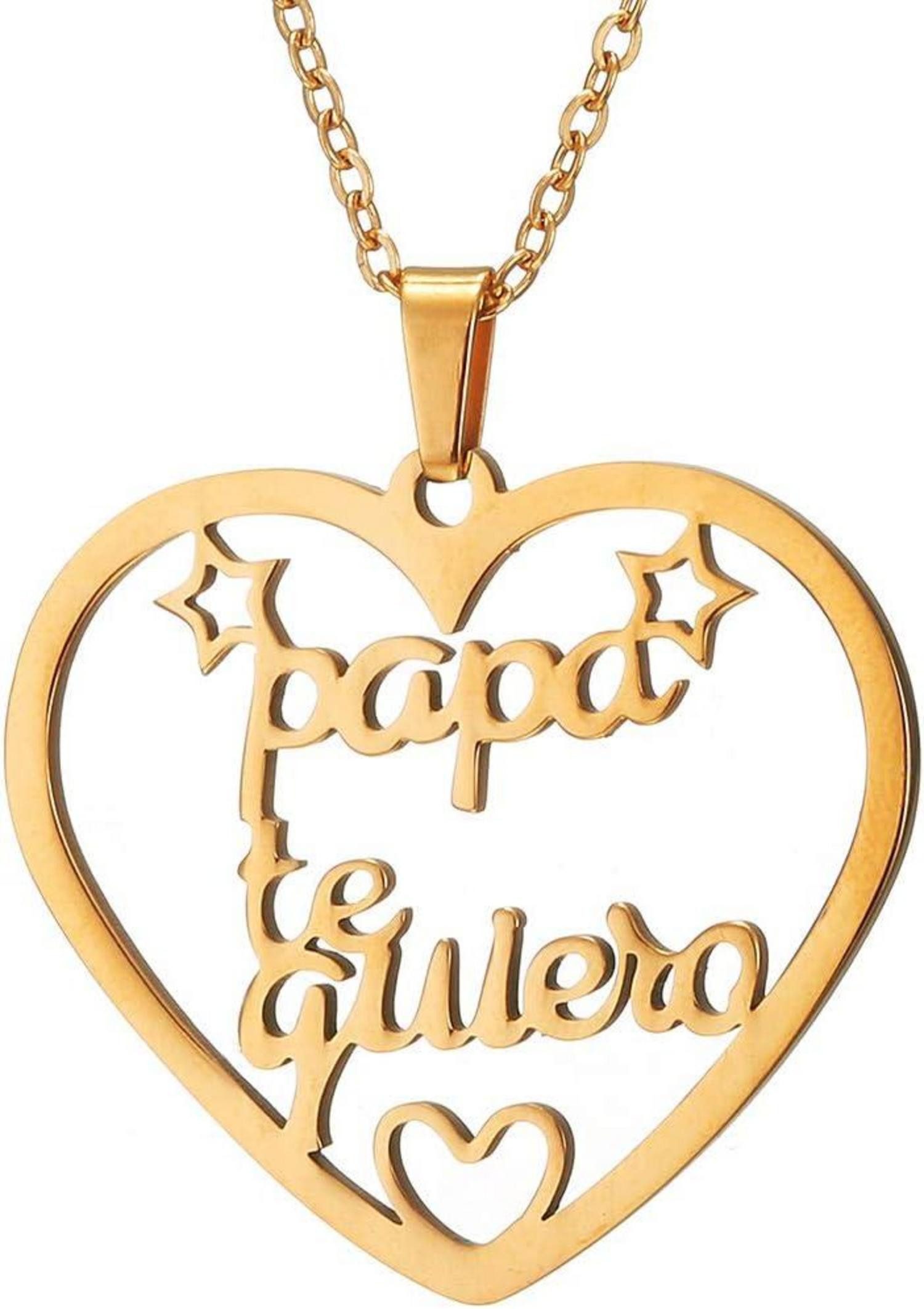 LuxusKollektion Kette und Anhänger Set Mama Halskette Herz Lebensbaum Anhänger Muttertag Geschenk Gold Silber