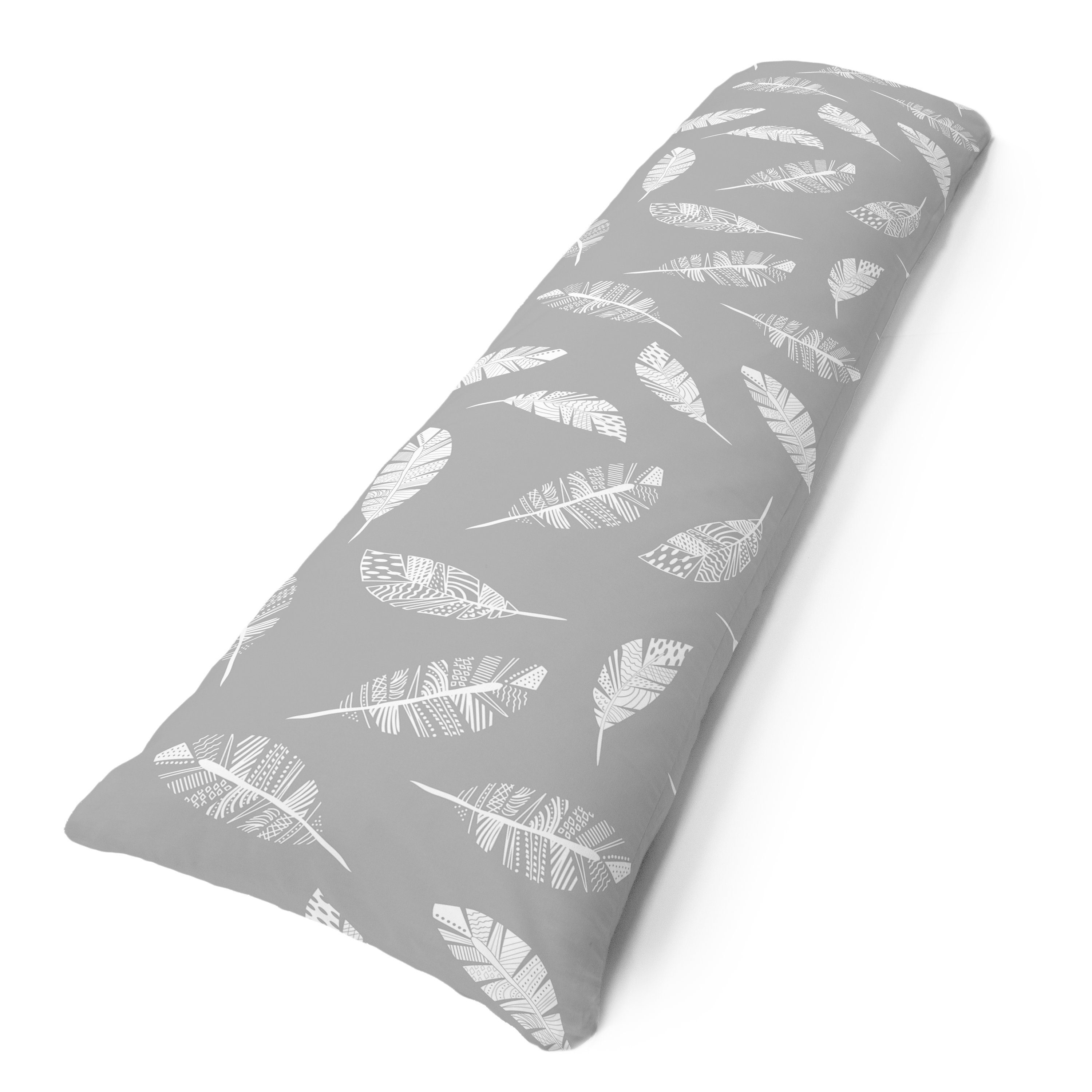 Amilian Seitenschläferkissen 150 cm x 40 cm (Made in EU), Stillkissen, Lagerungskissen, Schwangerschaftskissen zum Schlafen, Pregnancy Pillow, Lagerungskissen mit Bezug