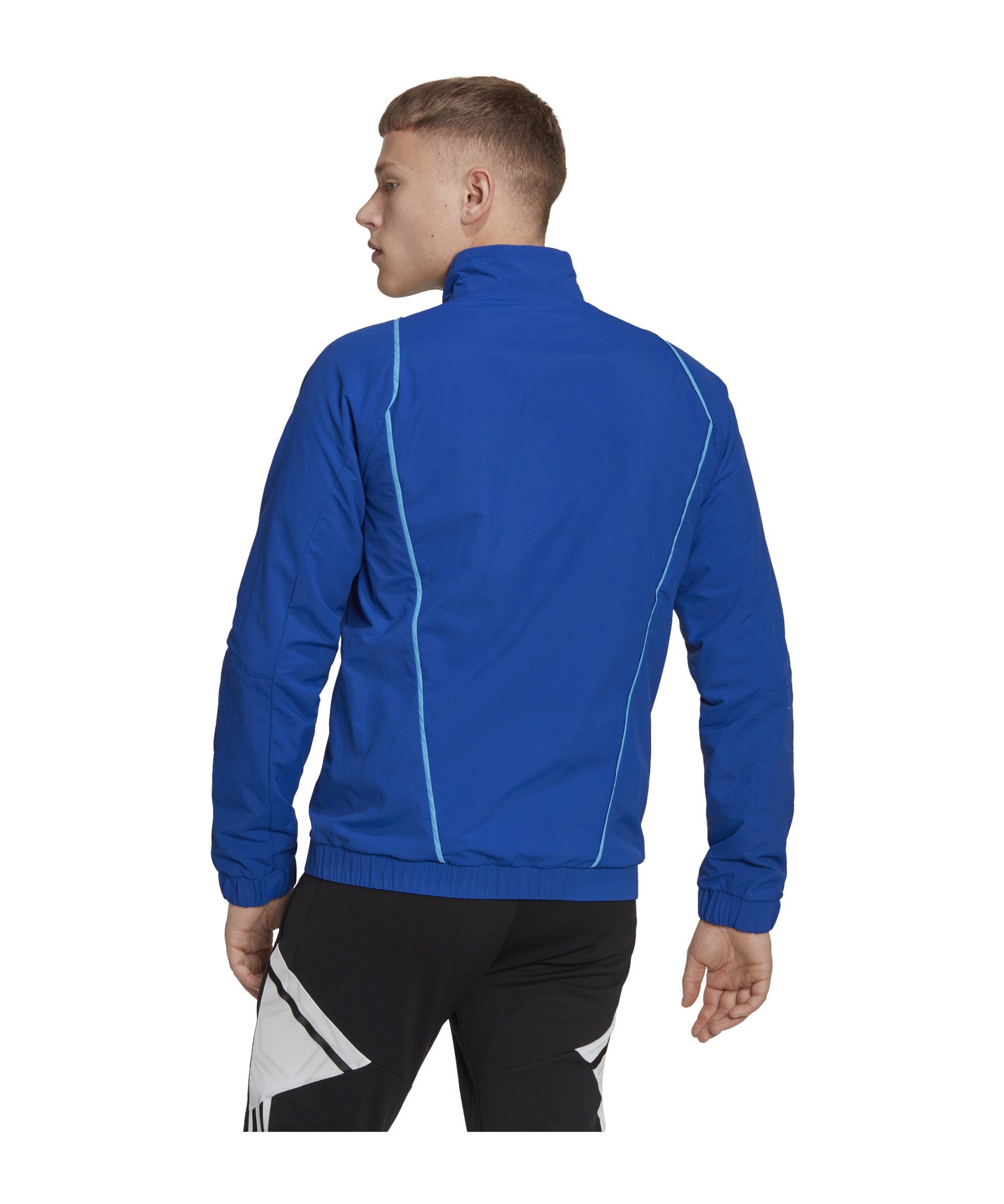 adidas Performance Sweatjacke Tiro 23 Präsentationsjacke blau