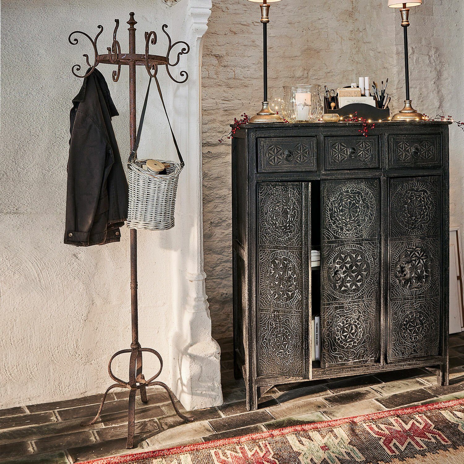 Mirabeau Kleiderständer Garderobenständer Arlington antikbraun