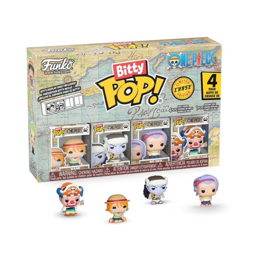 One Piece Actionfigur Funko Bitty POP! One Piece 4er Pack, 3 cm