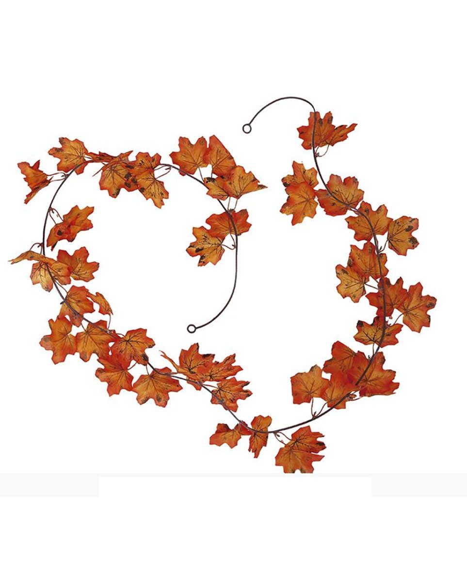 Hängedekoration Herbstliche Ahornblatt Girlande 190 cm als Dekorat