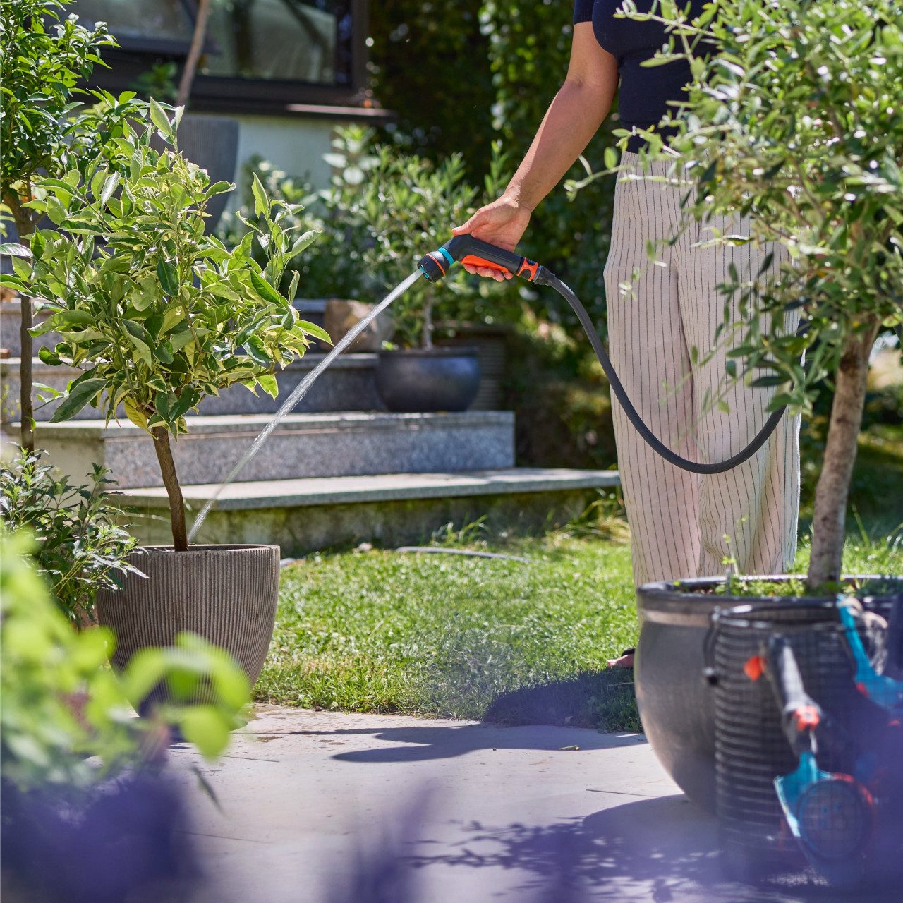 GARDENA Bewässerungsbrause Gardena Multi-Brause für Reinigung & Bewässerung