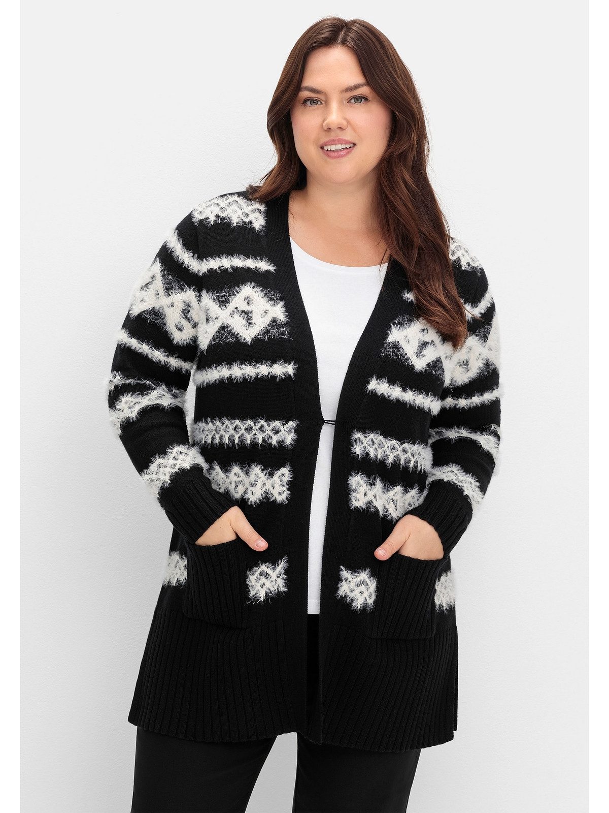 Longstrickjacke Große Größen