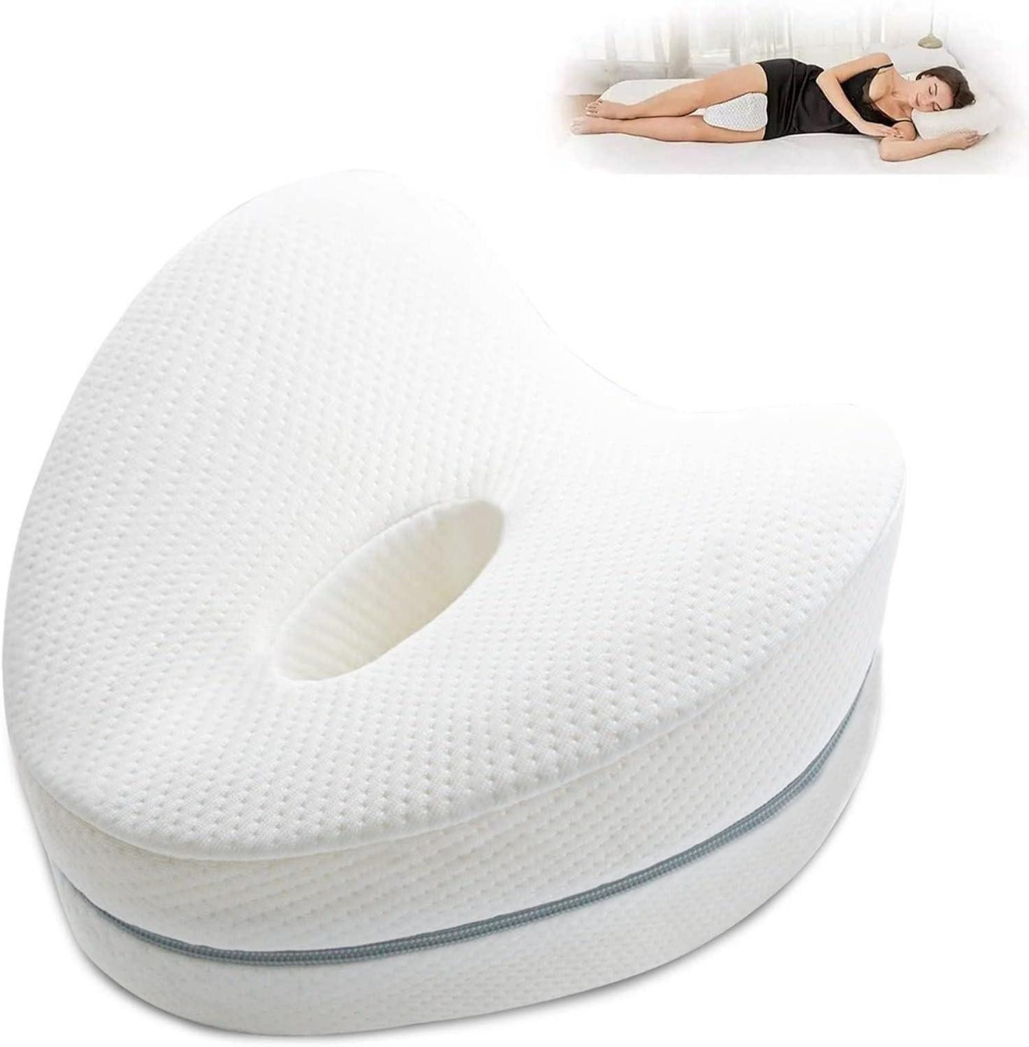 LuxusKollektion Lagerungskissen Orthopädisches Kniekissen Memory Foam für Seitenschläfer