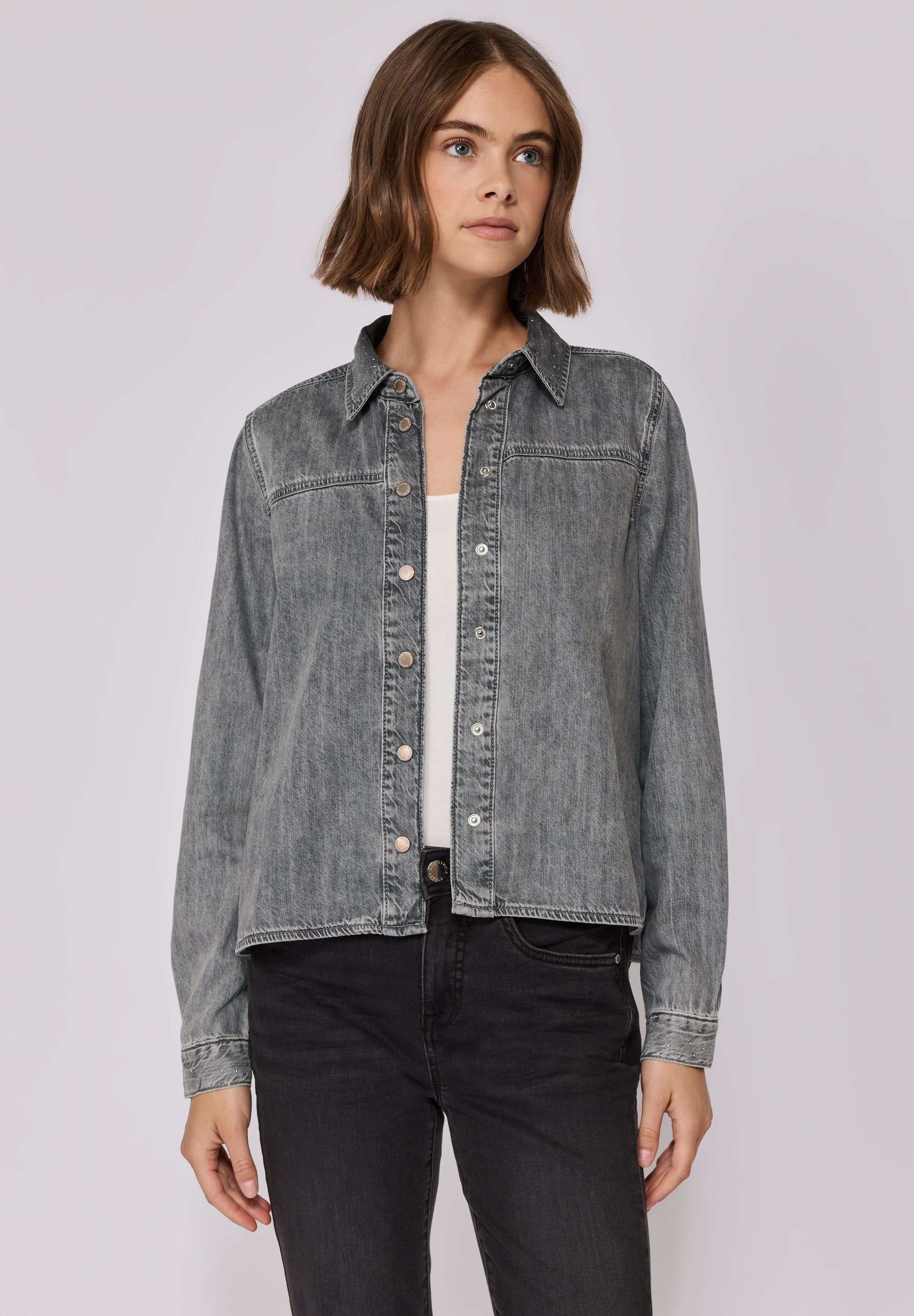 STREET ONE STUDIO Kurzjacke mit Knopfleiste günstig online kaufen