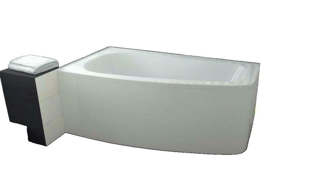 Xlmoebel Duschwanne Acryl Duschbecken mit Wannenablauf in eleganter Ausführung, Eckig, 1-St., 1x Badewanne, Hergestellt in Europa