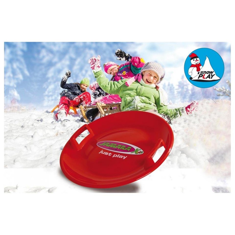 Jamara Rodel Snow Play Rutschteller, Porutscher Rutschschale Rodel  Schneerutscher Rodelteller Schneeteller Kinder, Langlebiger, robuster  Kunststoffkörper