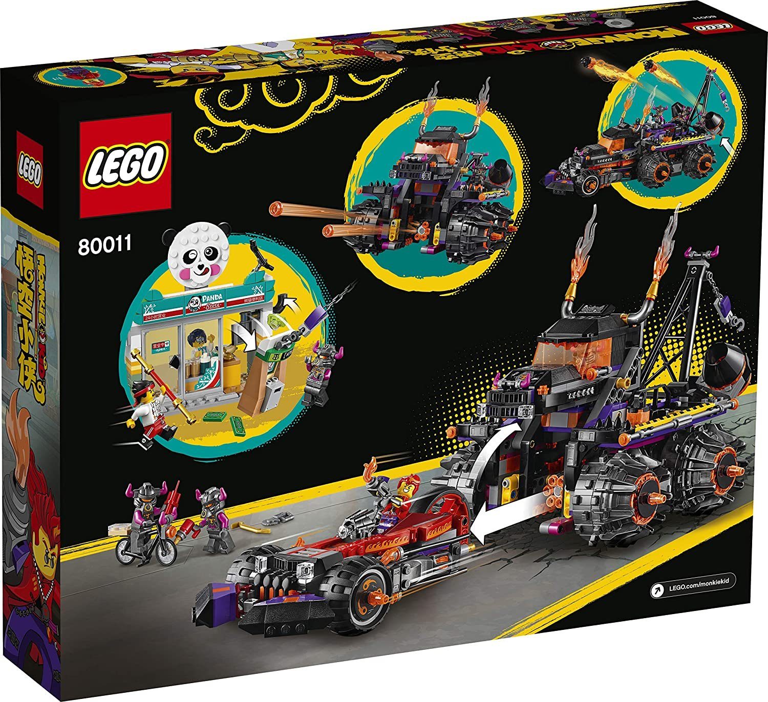 LEGO® 80011 Monkie Kid-Red Son's Inferno Truck Spielbausteine, (1111 St)