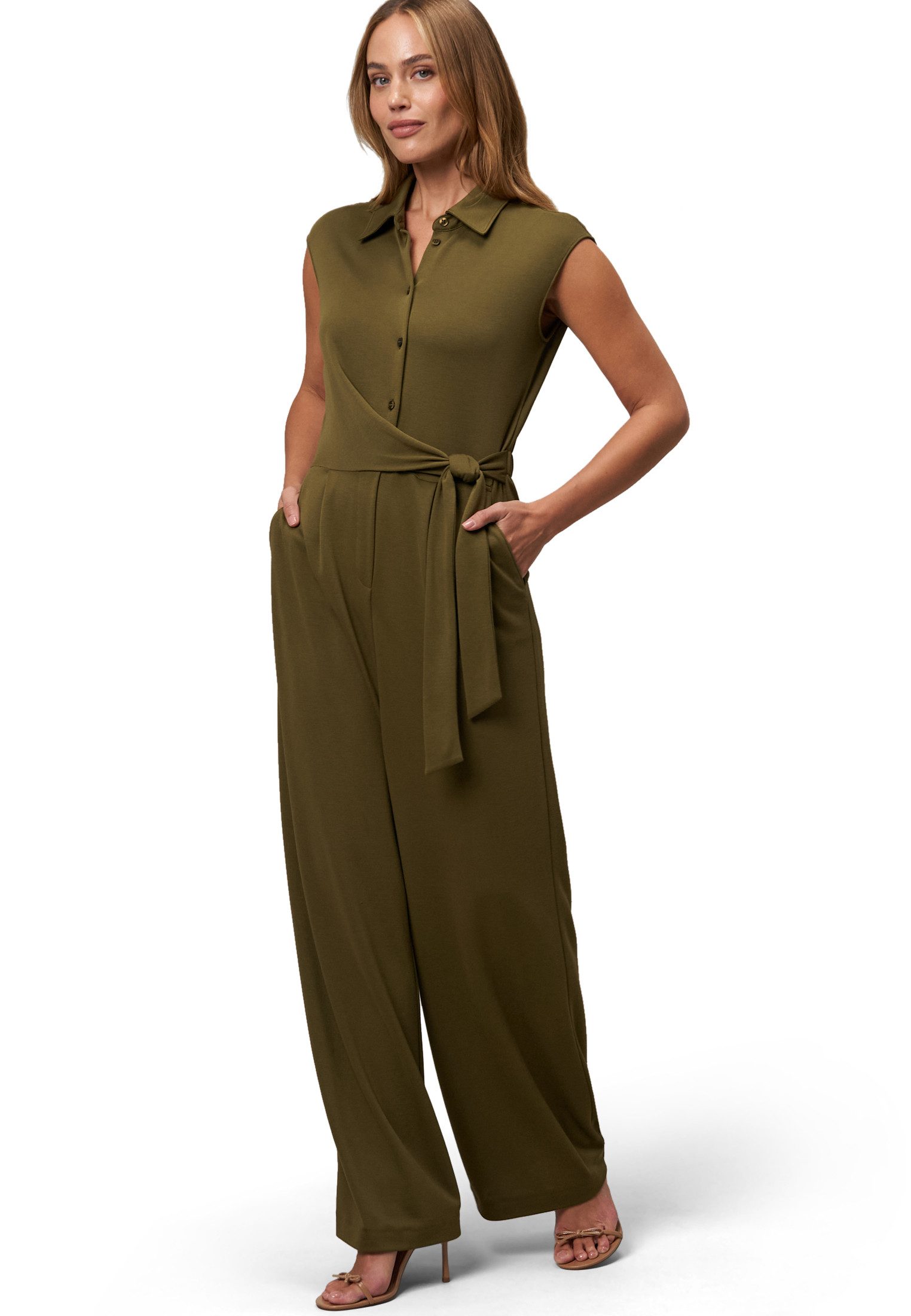 Zero Overall zero Jersey-Jumpsuit mit Knopfleiste günstig online kaufen