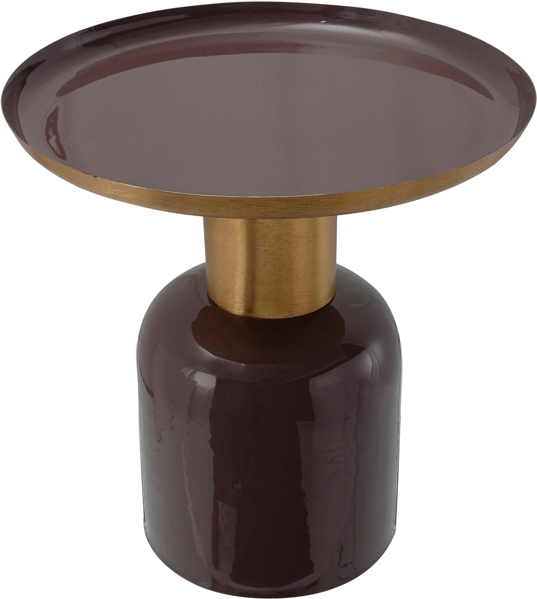 Kayoom Beistelltisch Art Deco 825, Abstelltisch aus Metall,funktional und stabil (1-St), Dekorativ, glanzvolle Lackierung, stilvolles Design