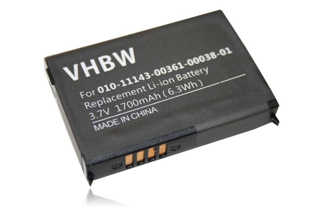 vhbw kompatibel mit Garmin 510, 550, 500 mAh Akku 560, (3,7 V) Li-Ion Aera 1700