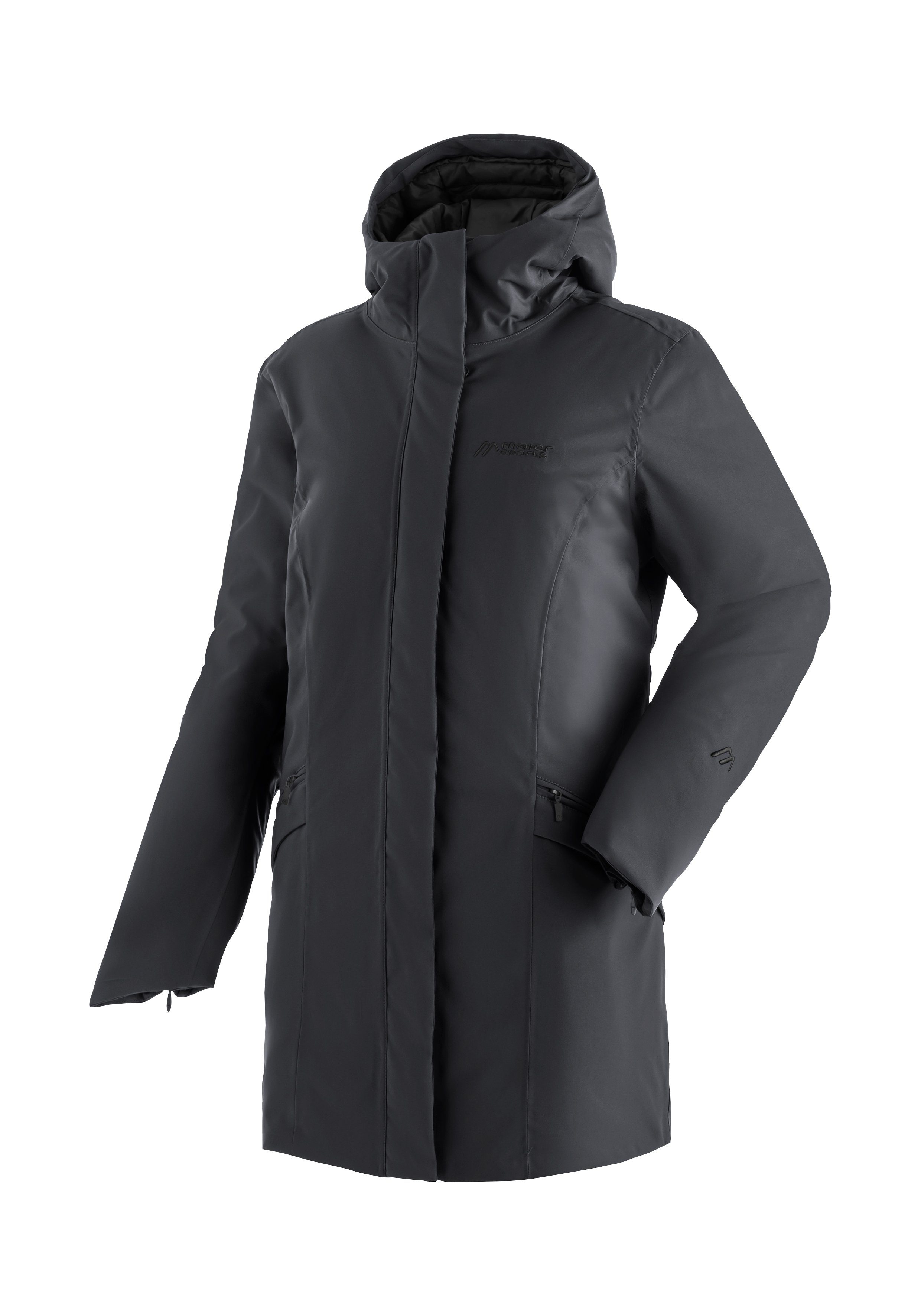 Maier Sports Funktionsjacke Henni Sportlicher Outdoormantel für Outdoor und City, leicht wattiert