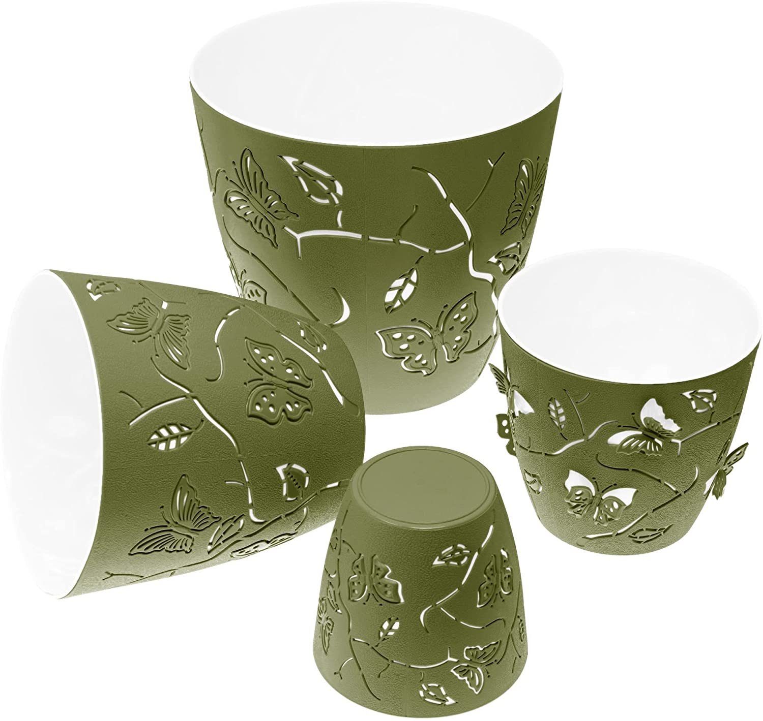 Lashuma Blumentopf Grün (Set, 4 St), günstig online kaufen