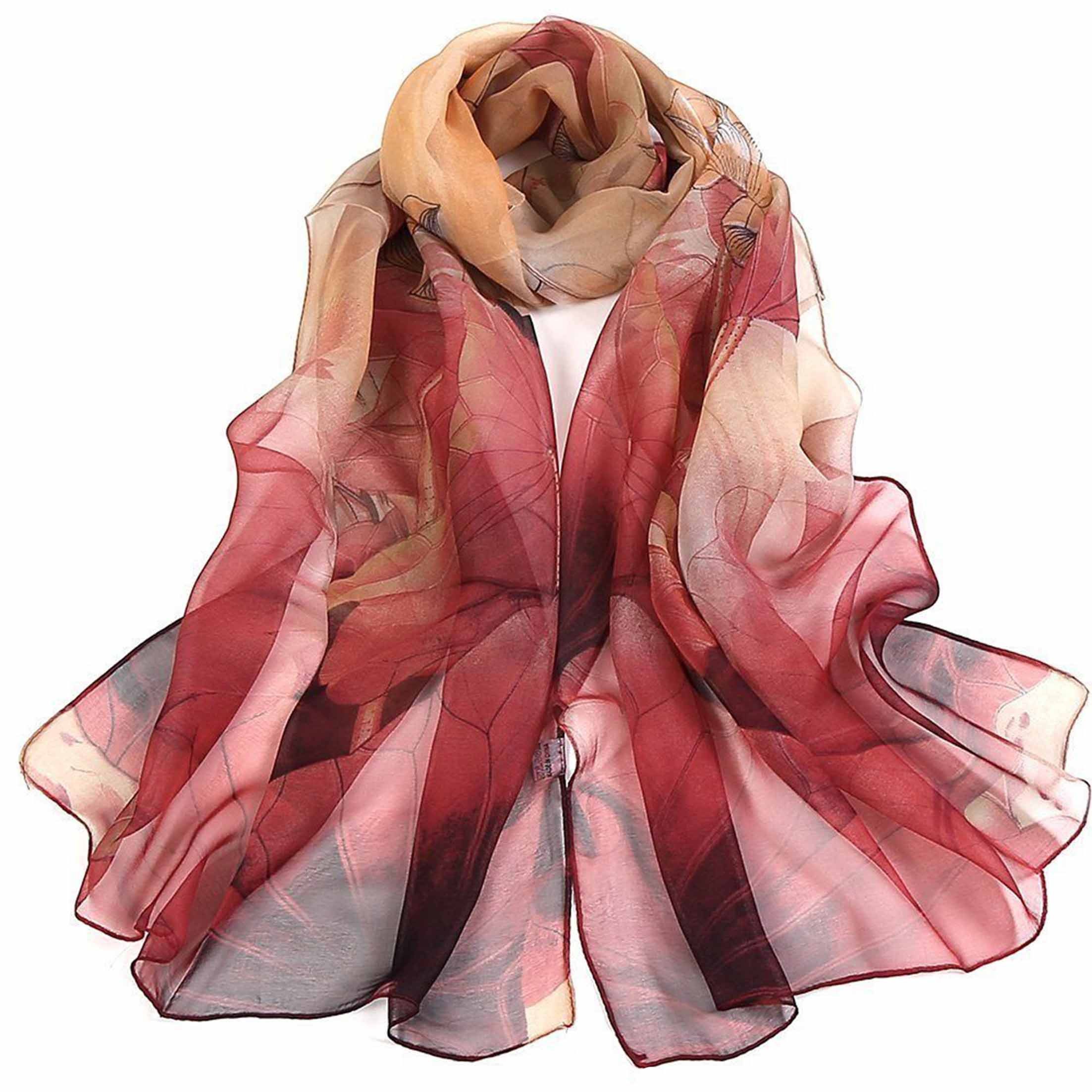 KINSI Seidenschal Strandschal,Tuch,160*50cm,Verschiedene Farben,Abendkleid günstig online kaufen