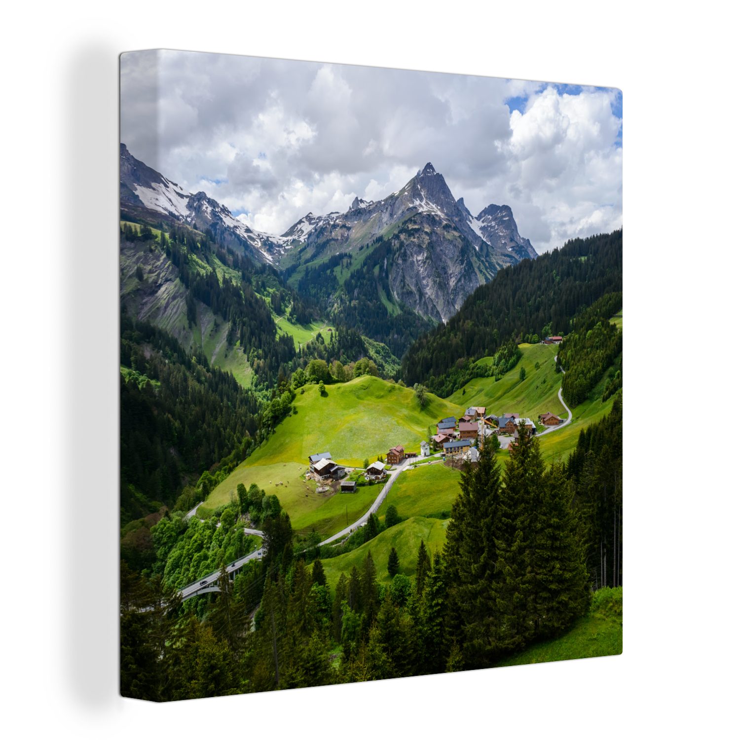 OneMillionCanvasses® Leinwandbild Berge in Österreich, Fotodruck (1 St), Wa günstig online kaufen