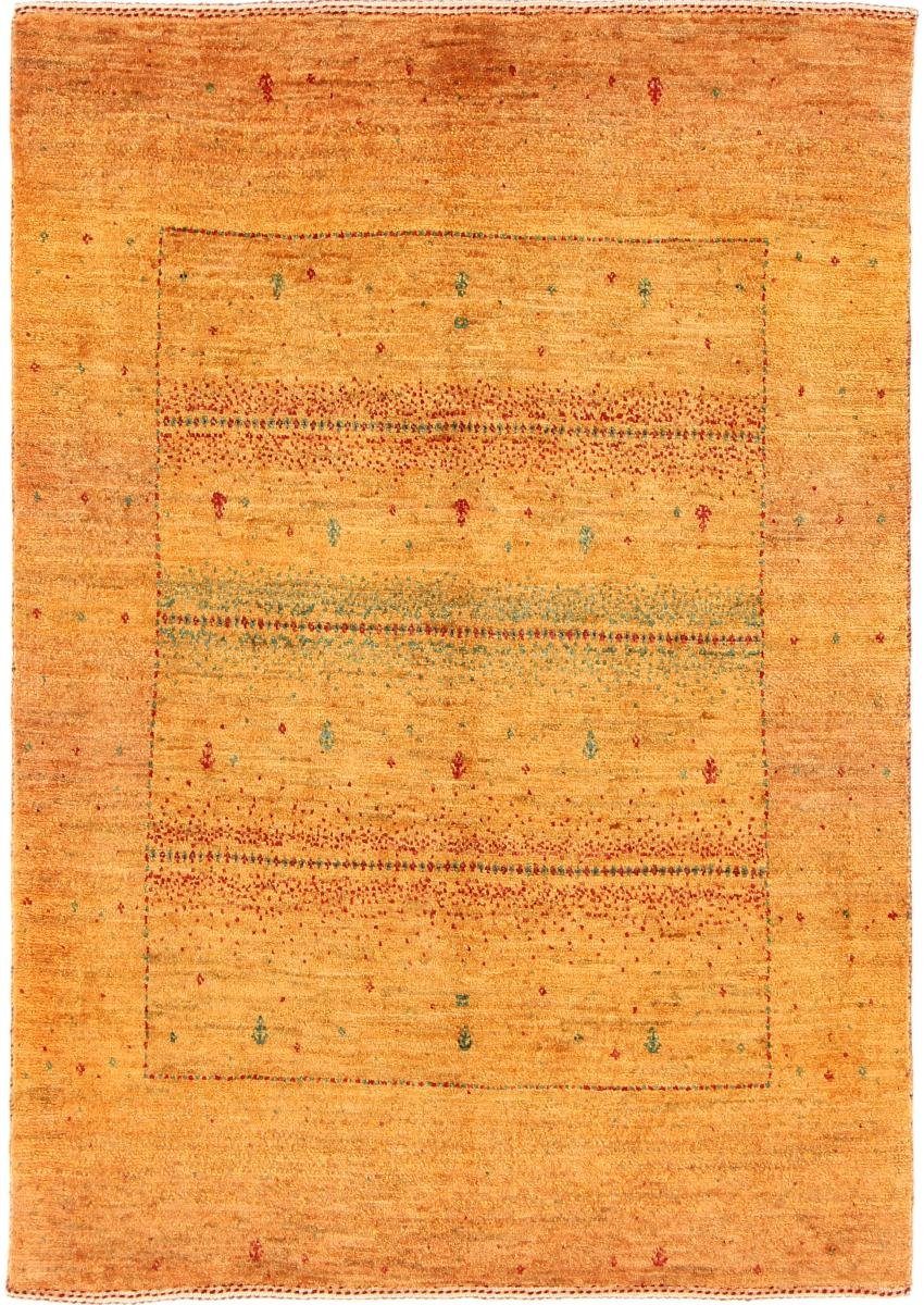 Orientteppich Perser Gabbeh Loribaft Nain 12 Handgeknüpfter 95x131 rechteckig, mm Moderner, Trading, Atash Höhe